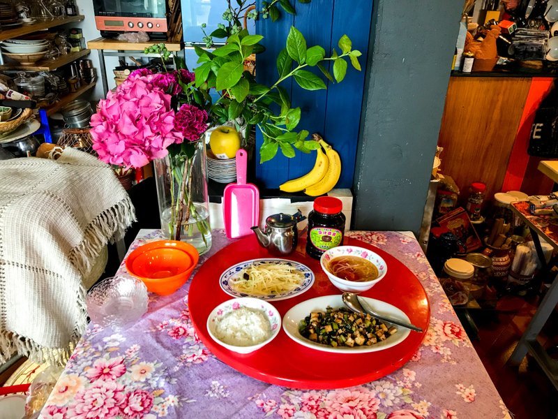 【1日1写】眷村菜の料理教室。台湾料理とも、四川料理とも。