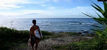 今は平和な米須海岸 Takezo Note