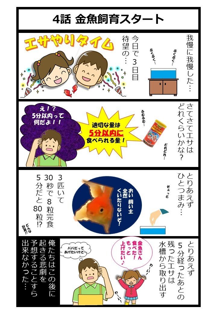 第４話 金魚飼育スタート 水上さん 酒とアクアリウム Note