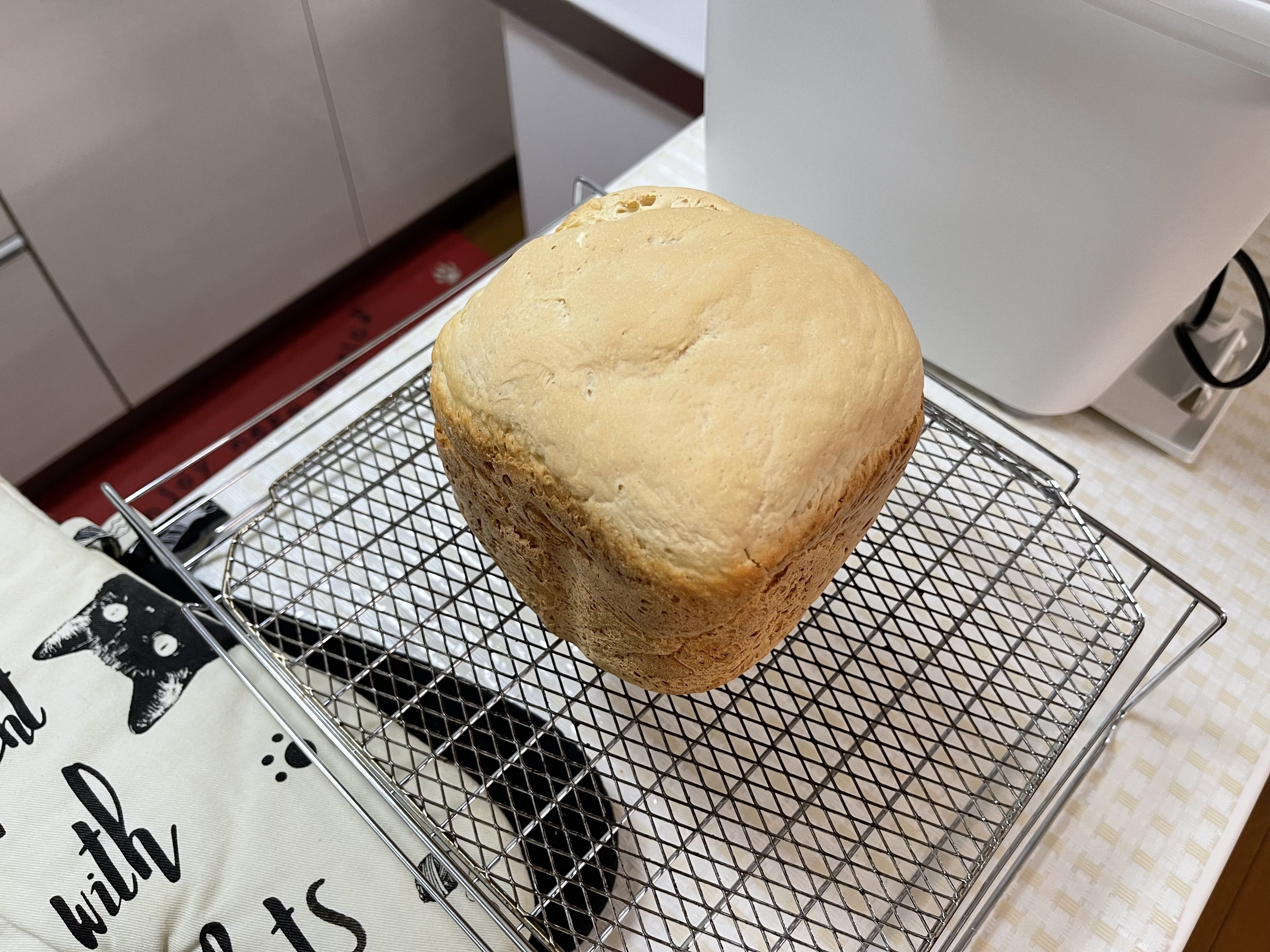 グルテンフリー50パーセント ホームベーカリーで作る食パン 黒猫 米粉パン評論家 Note