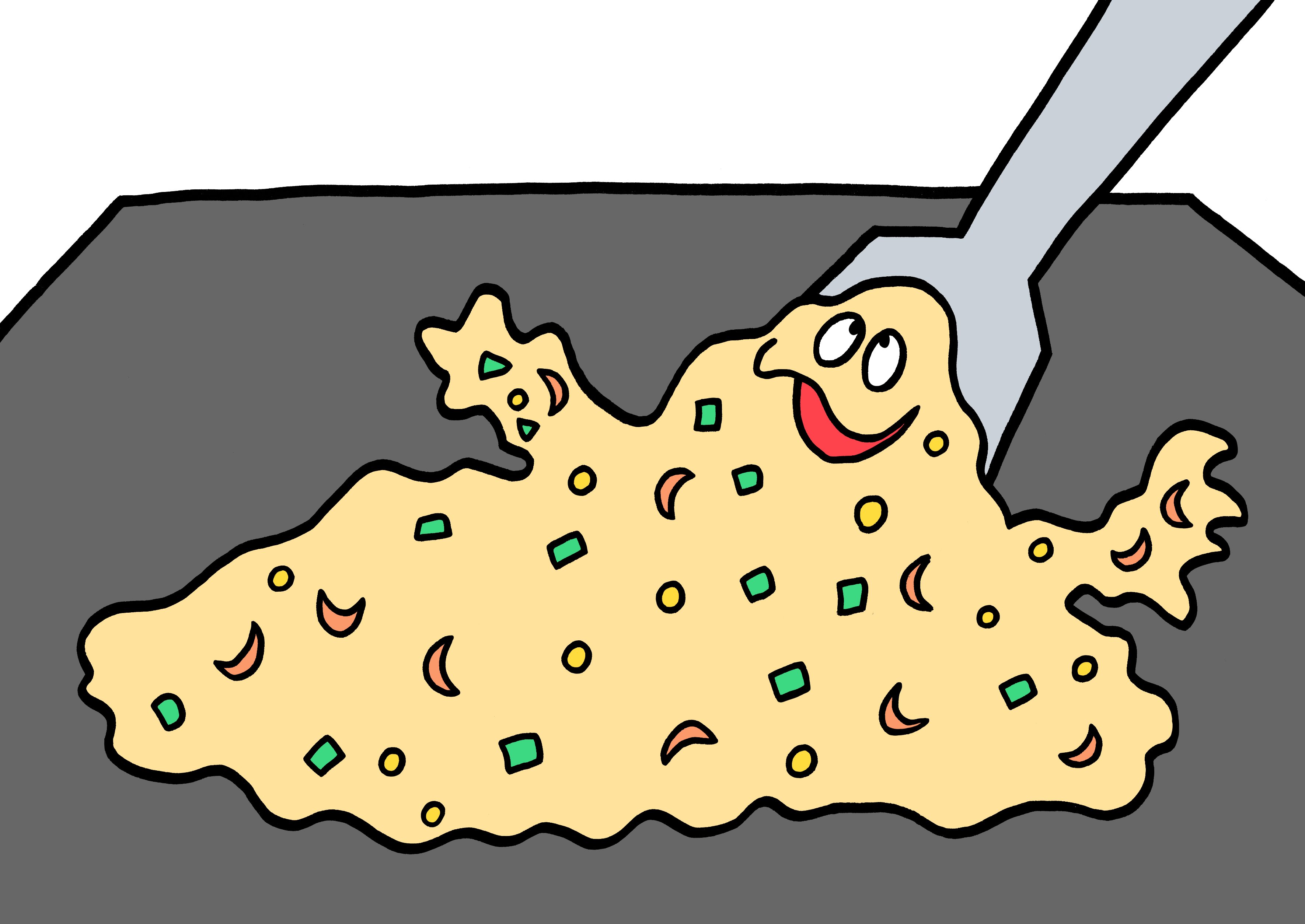 今日のイラスト224 もんじゃ君 矢本マヒロ Note
