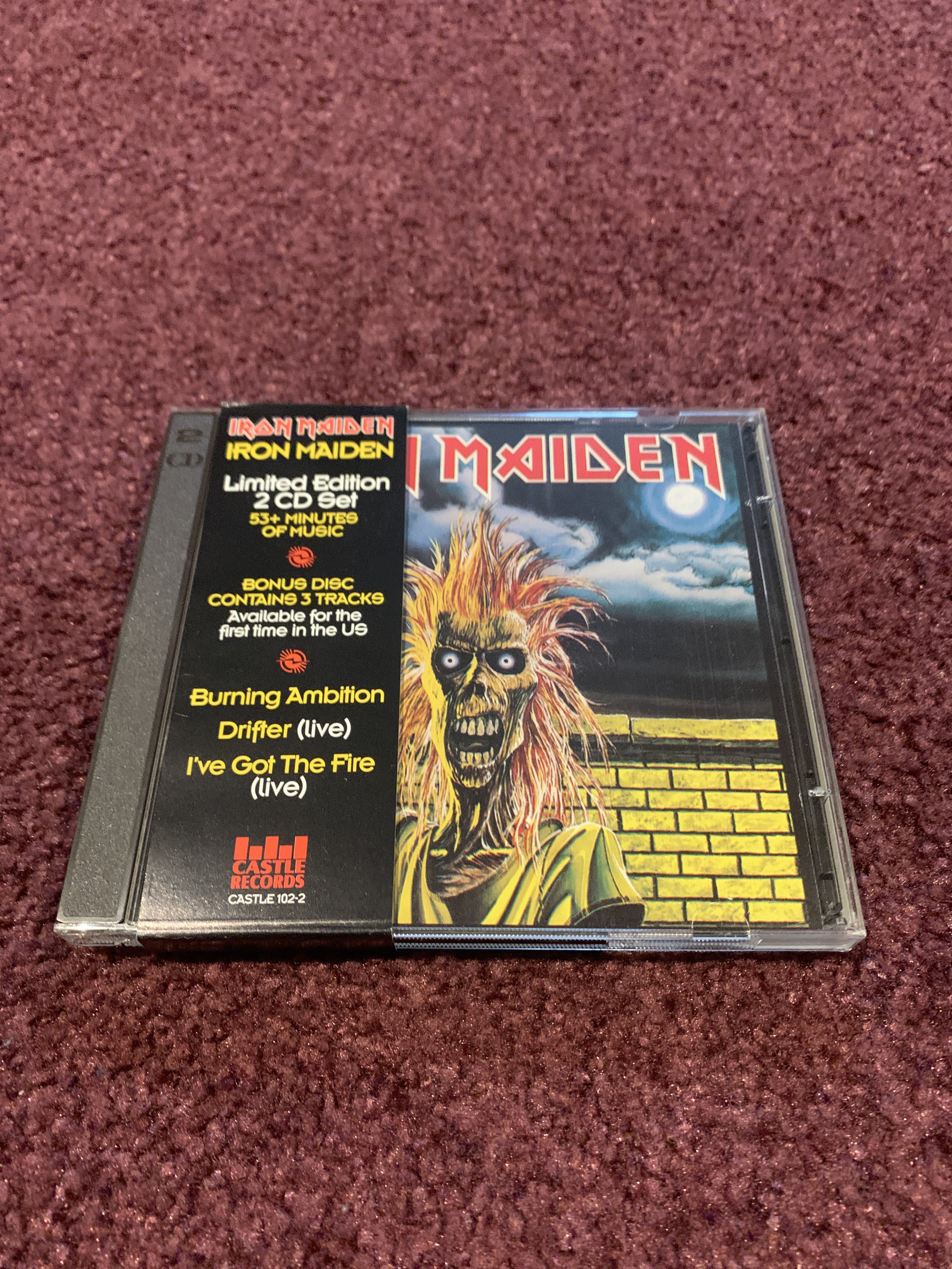 No.00149 Iron Maiden – Iron Maiden Castle Records CASTLE 102