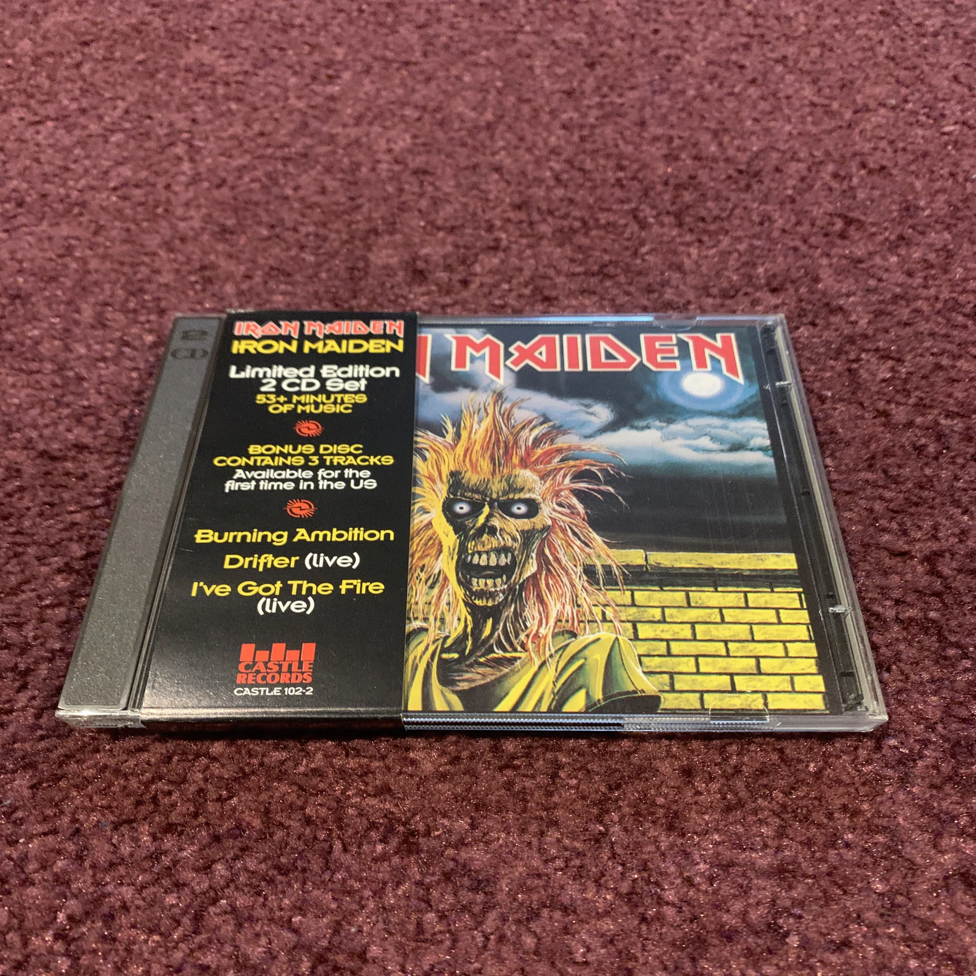 No.00149 Iron Maiden – Iron Maiden Castle Records CASTLE 102-2 