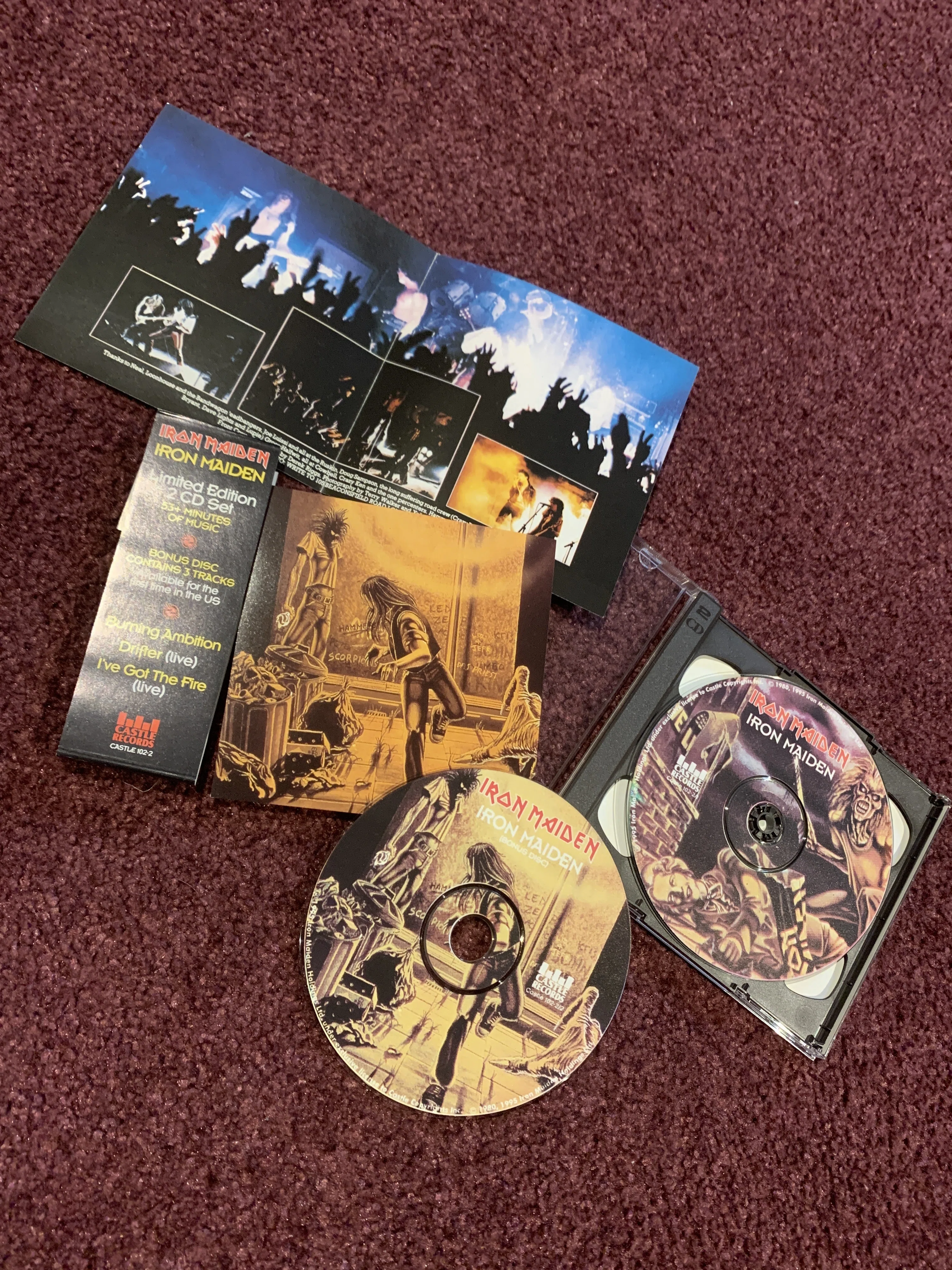 No.00149 Iron Maiden – Iron Maiden Castle Records CASTLE 102-2