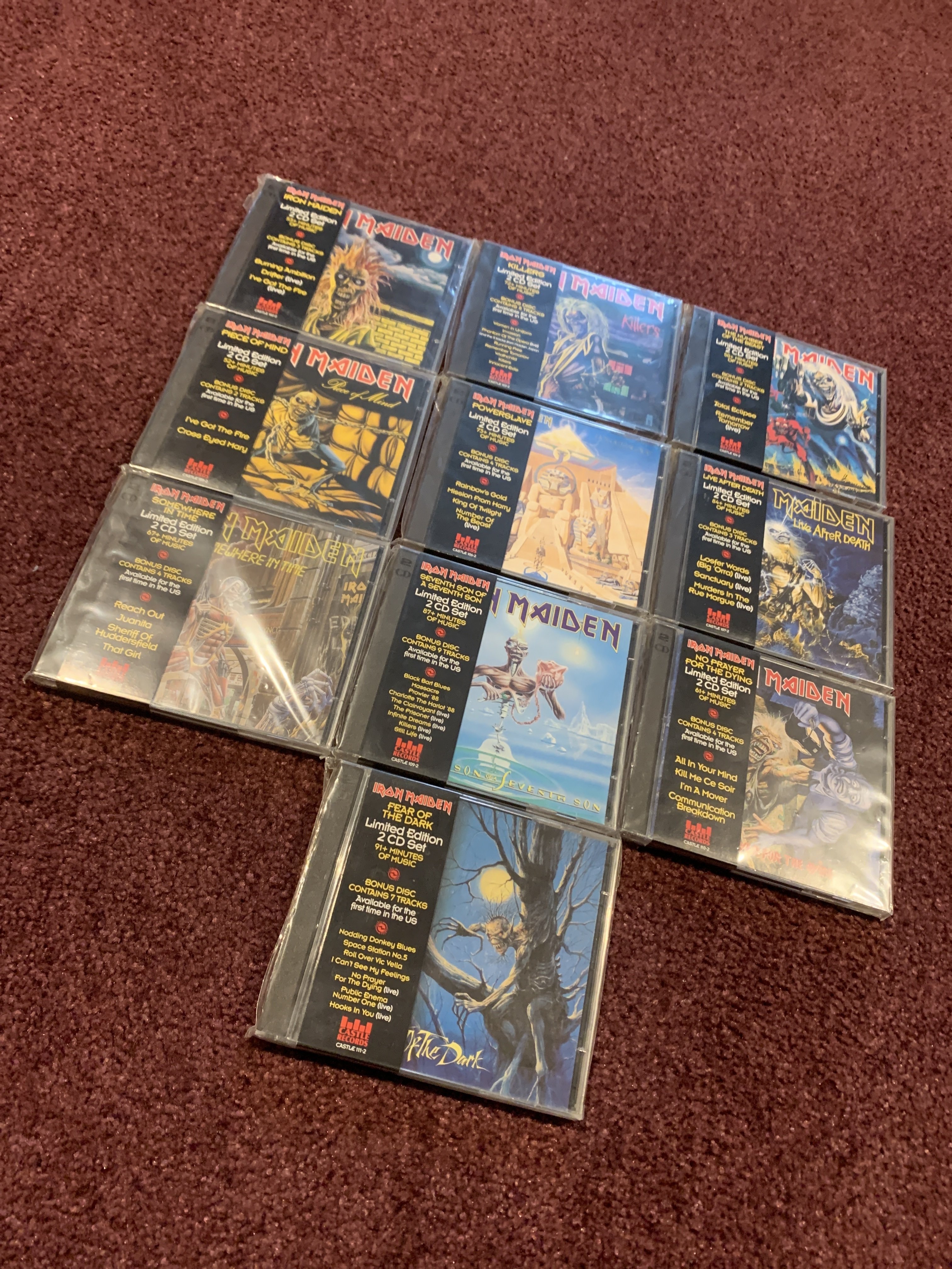 アイアン・メイデン IRON MAIDEN / CD9枚セット(バラ売り不可) Iron Maiden = アイアン・メイデン – Iron Maiden = 鋼鉄の処女