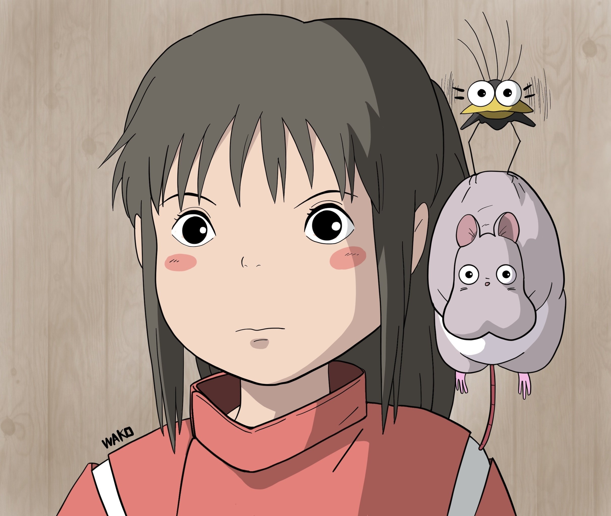 千と千尋の神隠しの 千尋 を描いてみた Wako 絵を描く ガジェットが大好きな人 Note