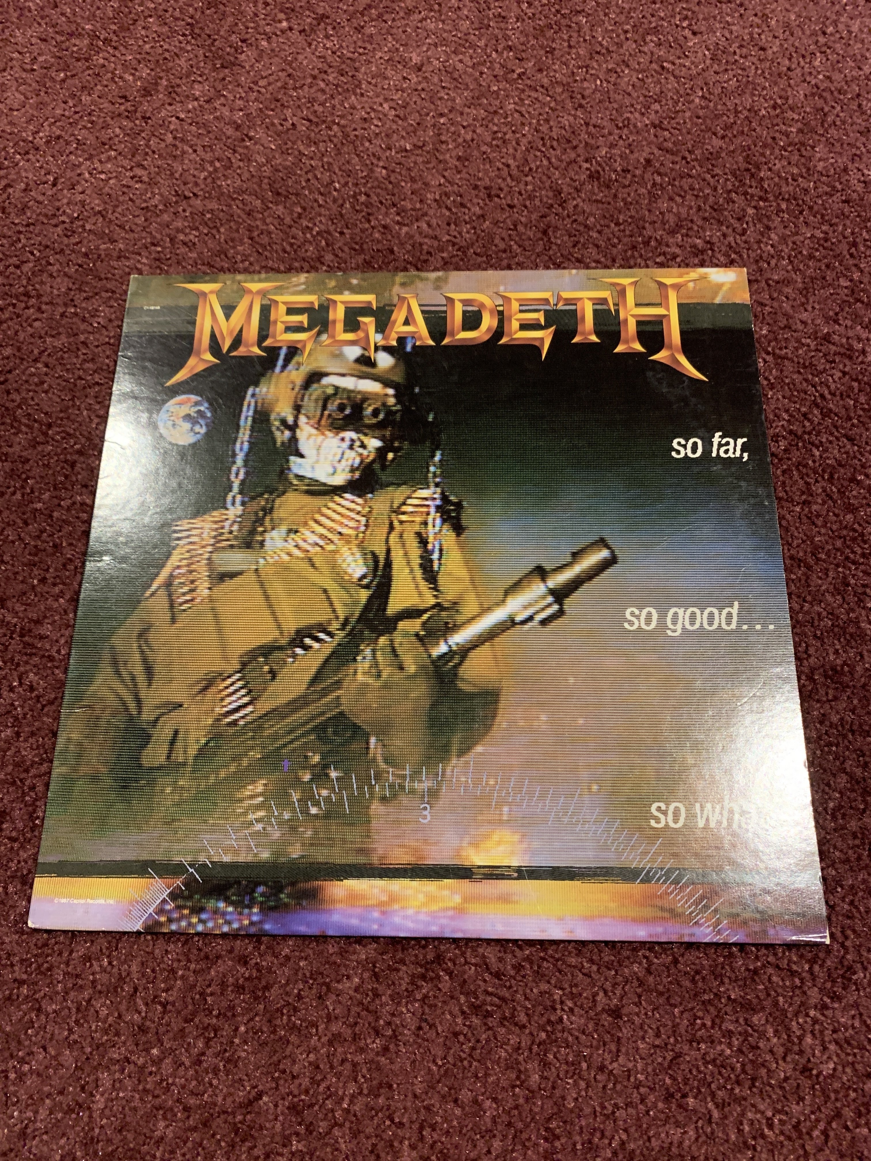 No.00154 Megadeth – So Far, So Good So What! Capitol No.00154 Megadeth – So Far, So Good So What! Capitol