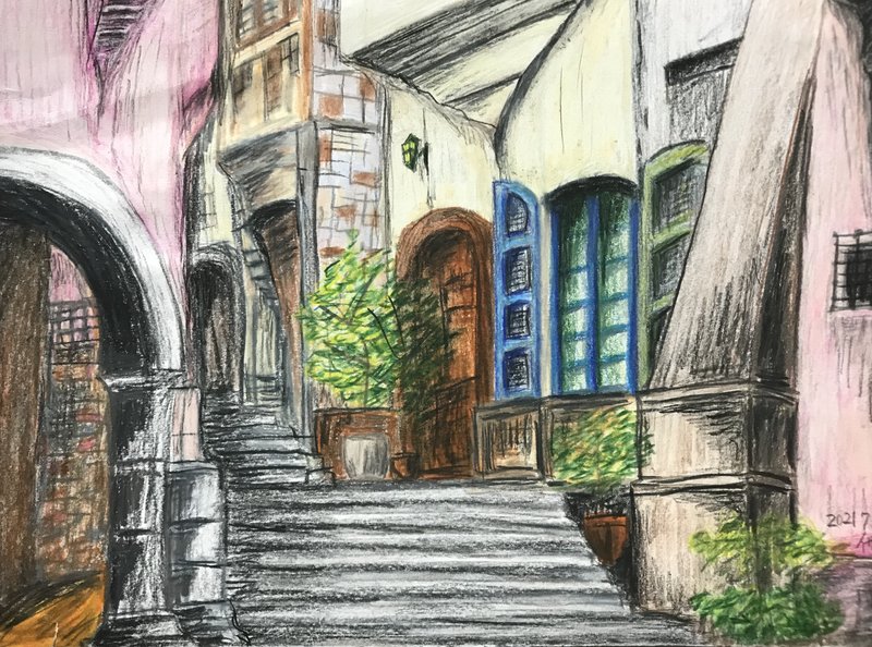 鉛筆画 風景画 サーム Note 鉛筆画 風景画 サーム Note