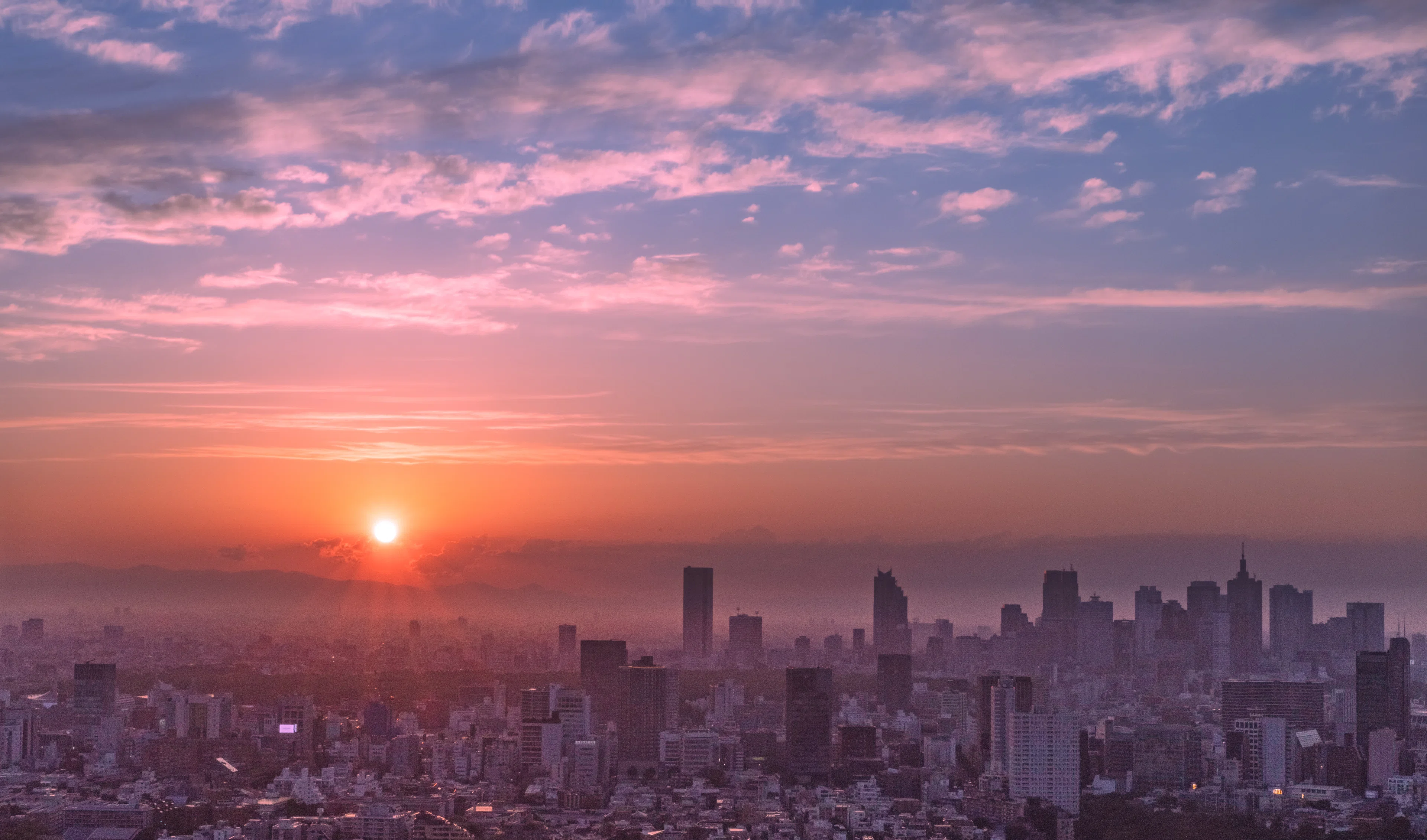 夕焼け空と新宿/Sunset Shinjuku Tokyo,Japan｜TAKU