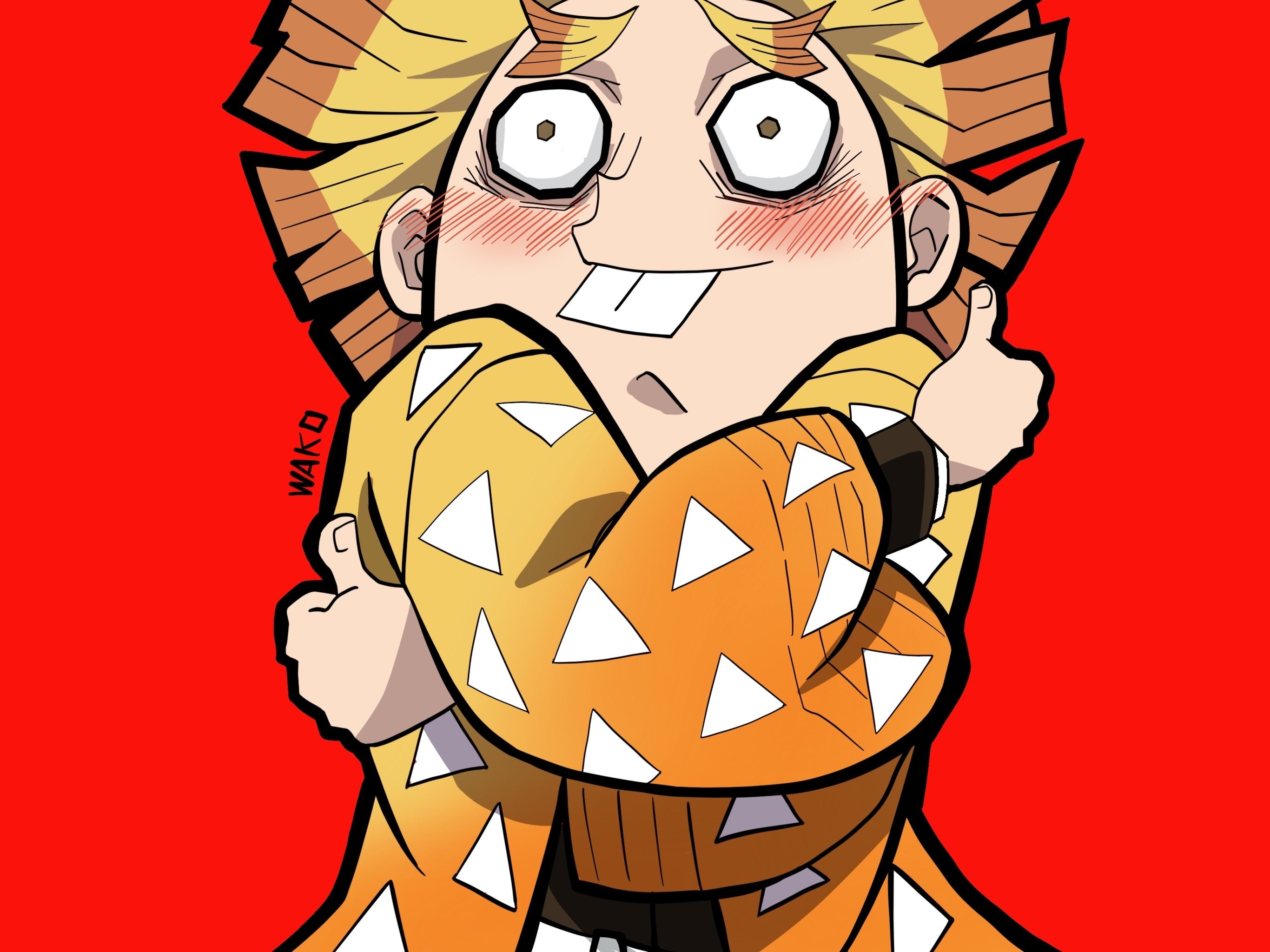 鬼滅の刃 無限列車編に登場したデフォルメ我妻善逸を描いてみた Wako 絵を描く ガジェットが大好きな人 Note 鬼滅の刃 無限列車編に登場したデフォルメ我妻善逸を描いてみた Wako 絵を描く ガジェットが大好きな人 Note