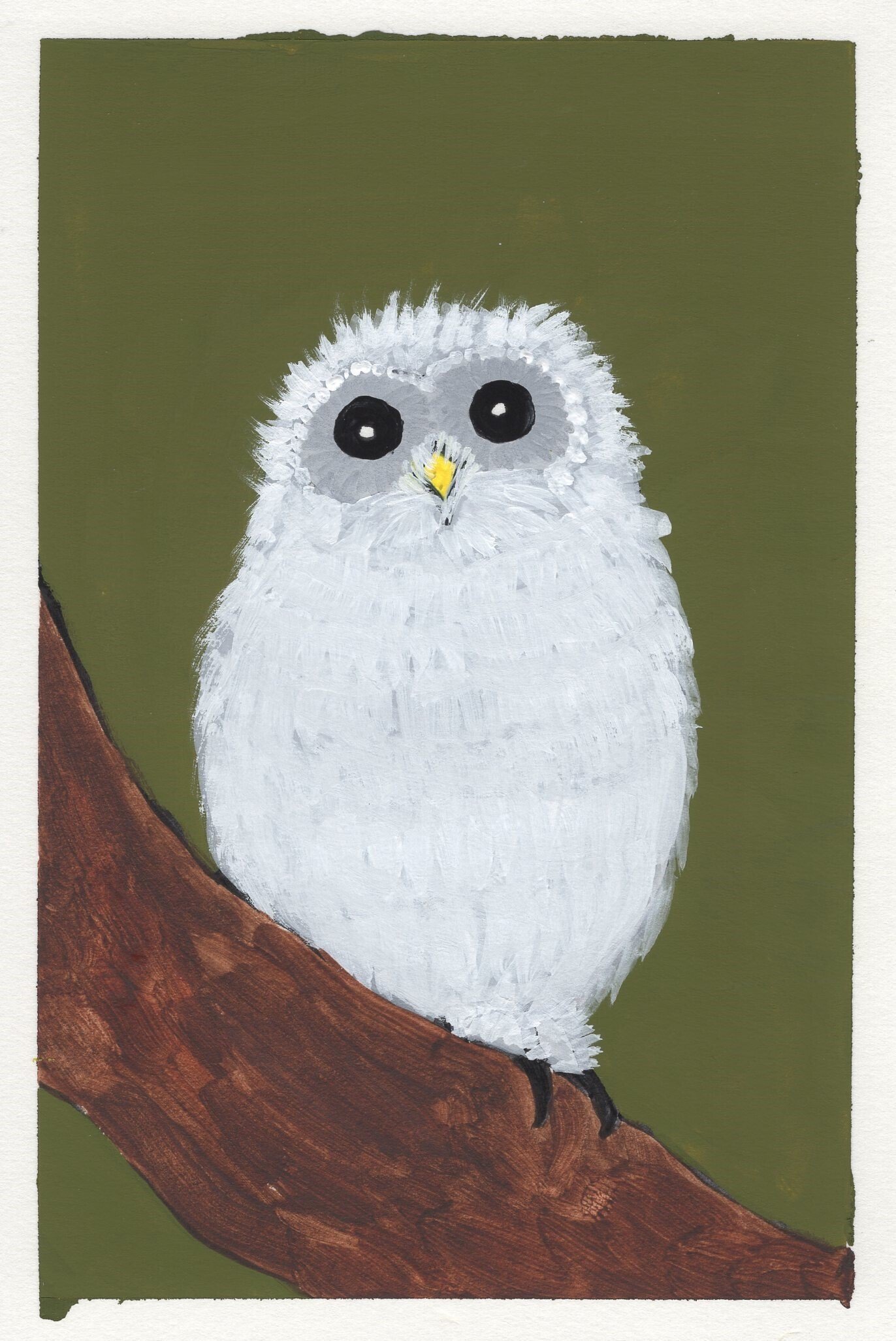 フクロウのイラスト Sui Note