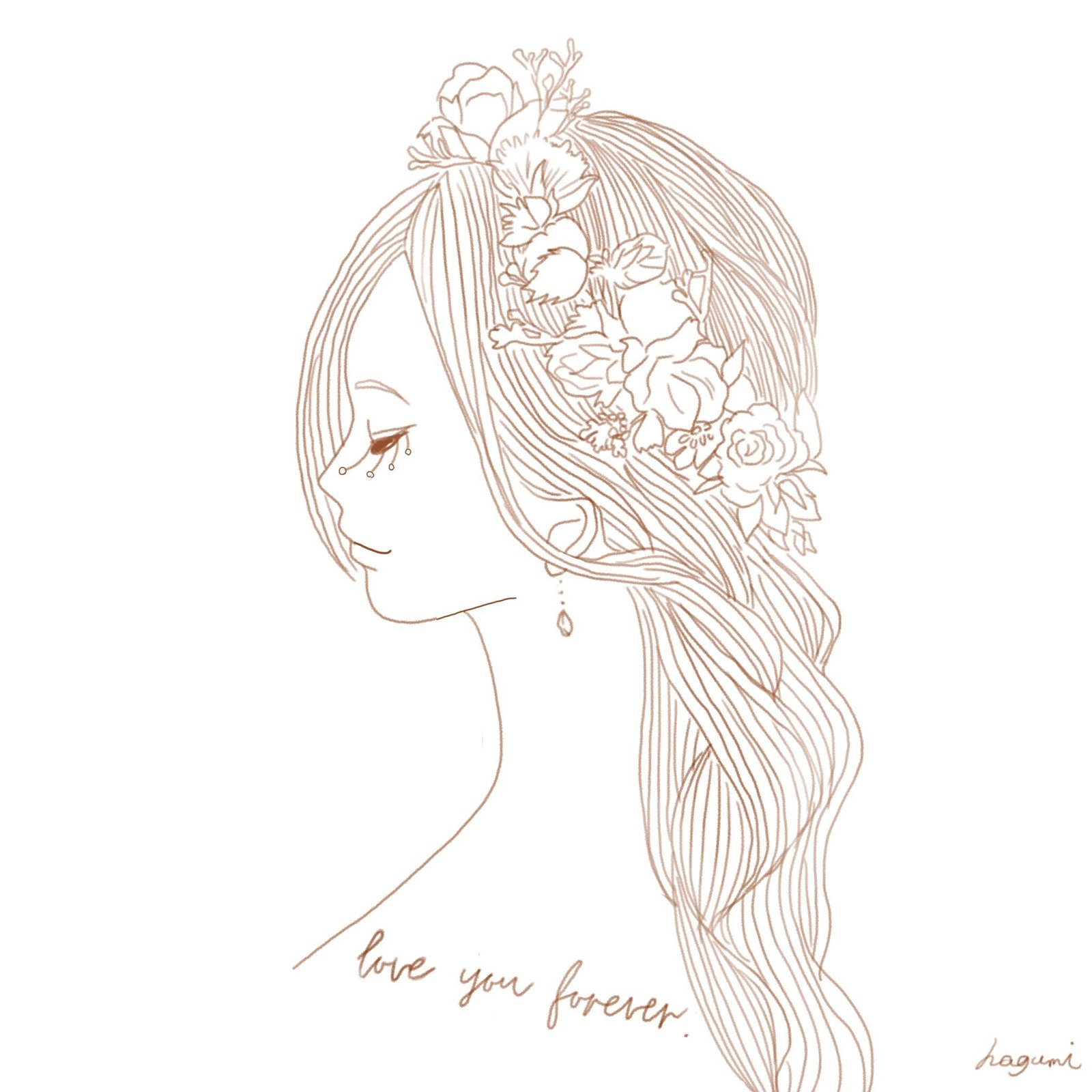Note イラスト ウェディング 花の女の子 あなたを永遠に愛する 森田 はぐみ Note