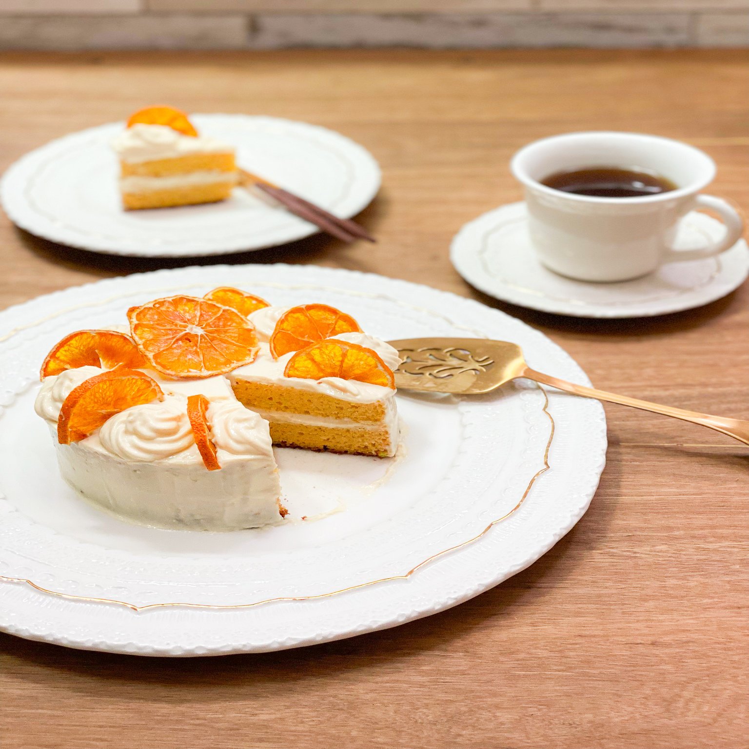 真夏のオレンジショートケーキ ささきひろこ Note