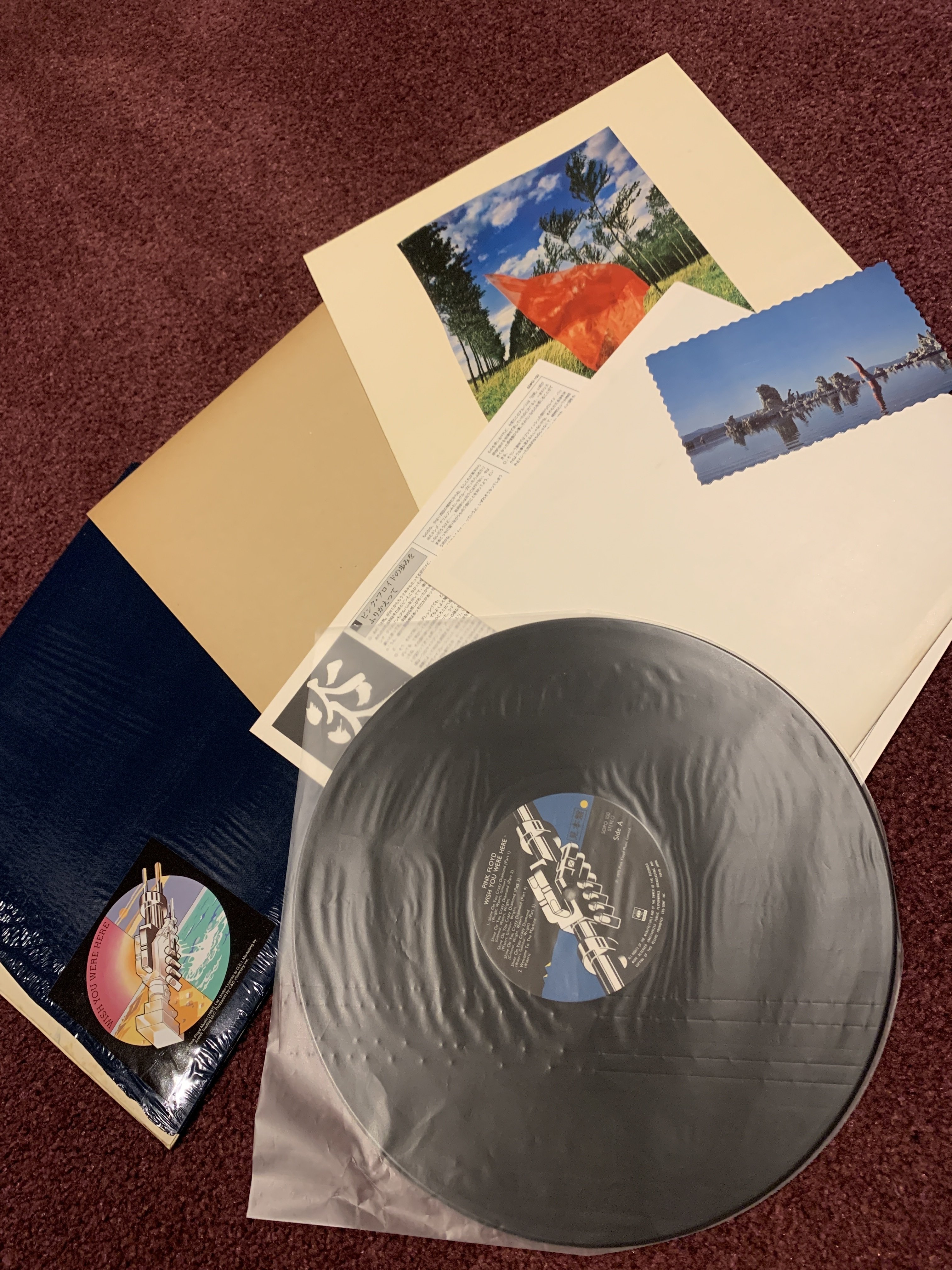 No Pink Floyd Wish You Were Here 炎 あなたがここにいてほしい Cbs Sony Sopo 100 Promo Edy Note