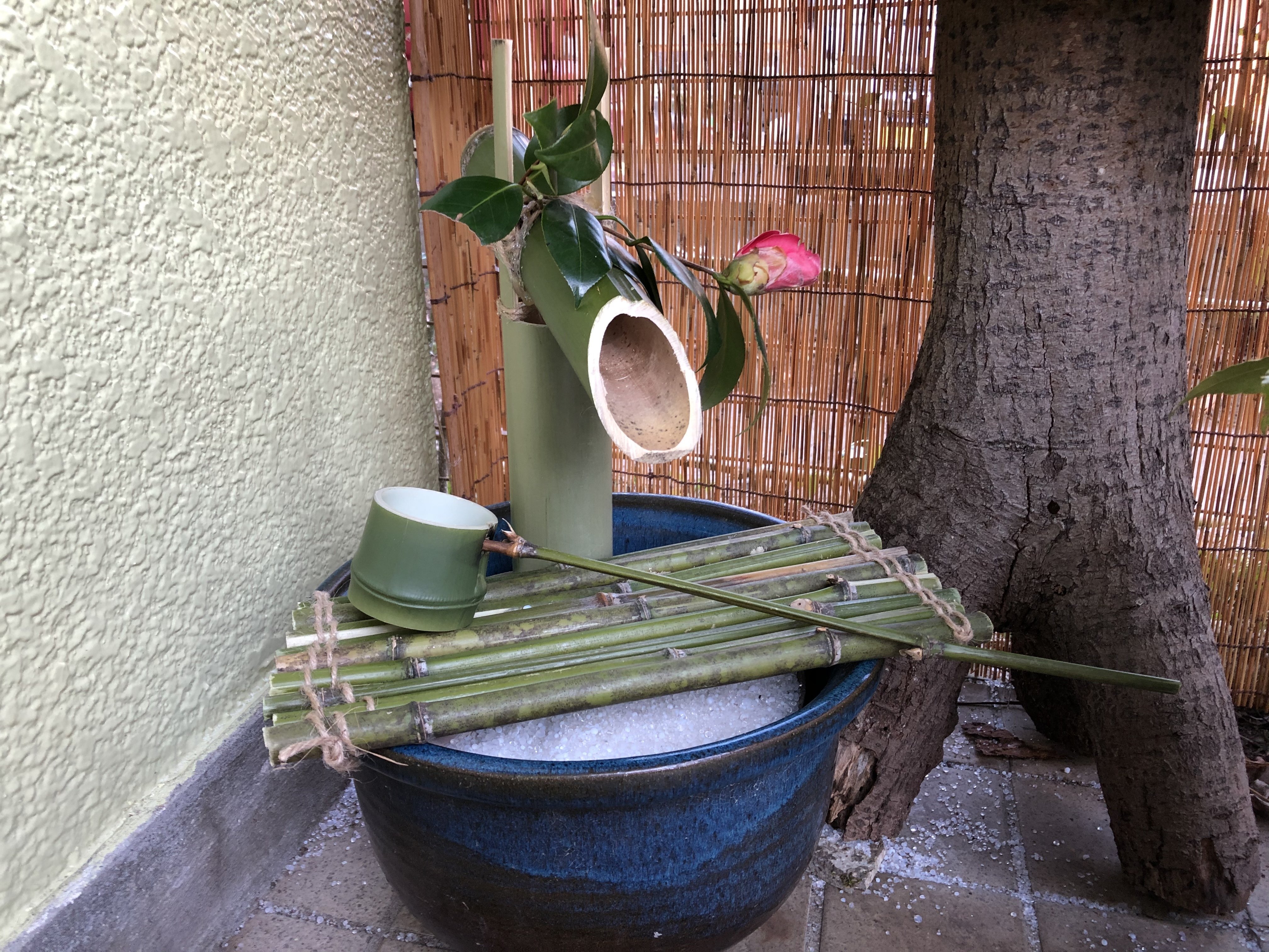 鹿威し 風 を作ってみる Poporin Note