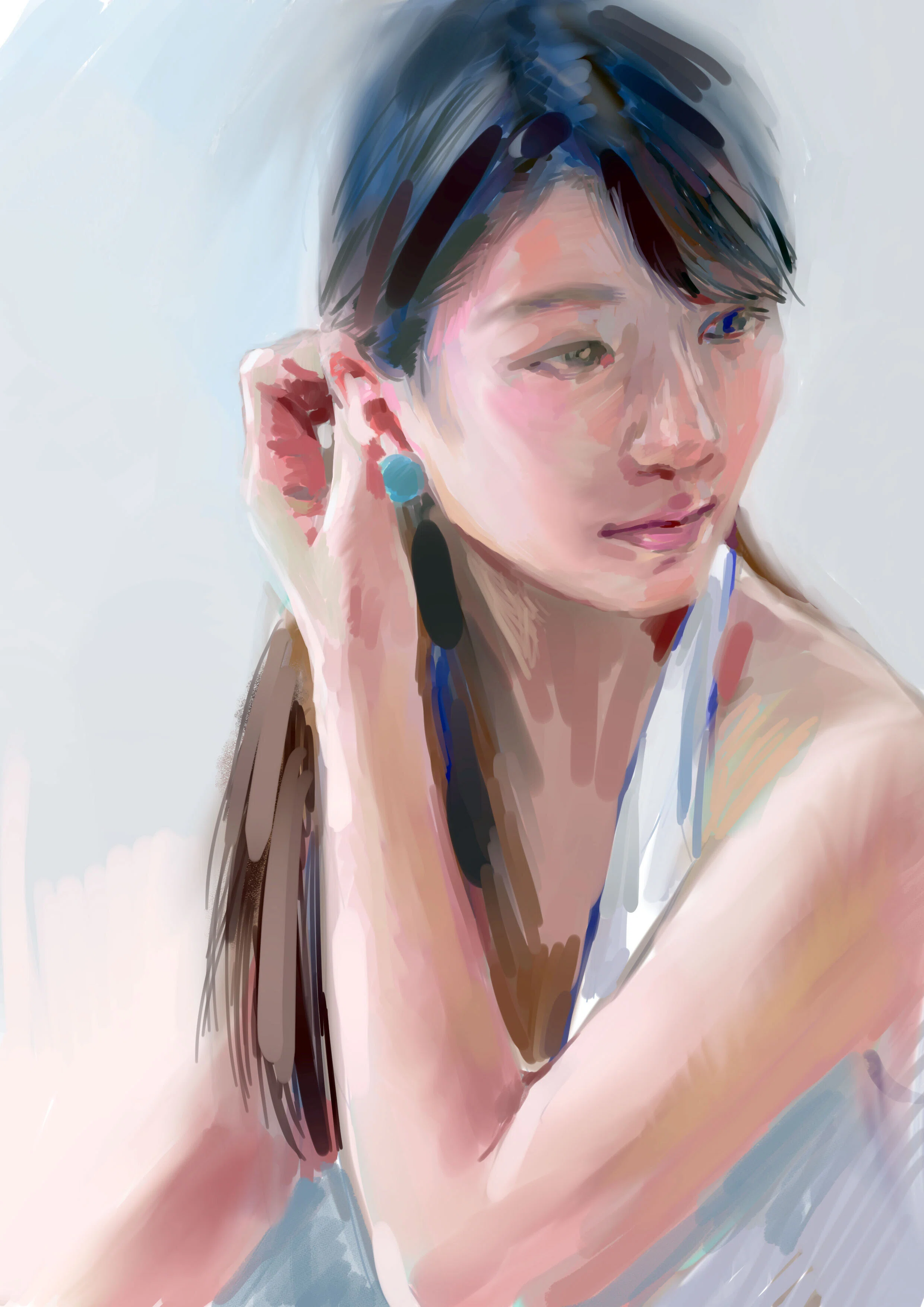 50の手習いのデジタルイラストが自力でどれだけ描けるようになるのか