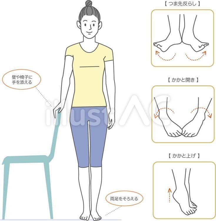 新作 イラスト無料材 ストレッチ 足底筋ストレッチ 無料 イラスト無料提供中 一部有料 Note