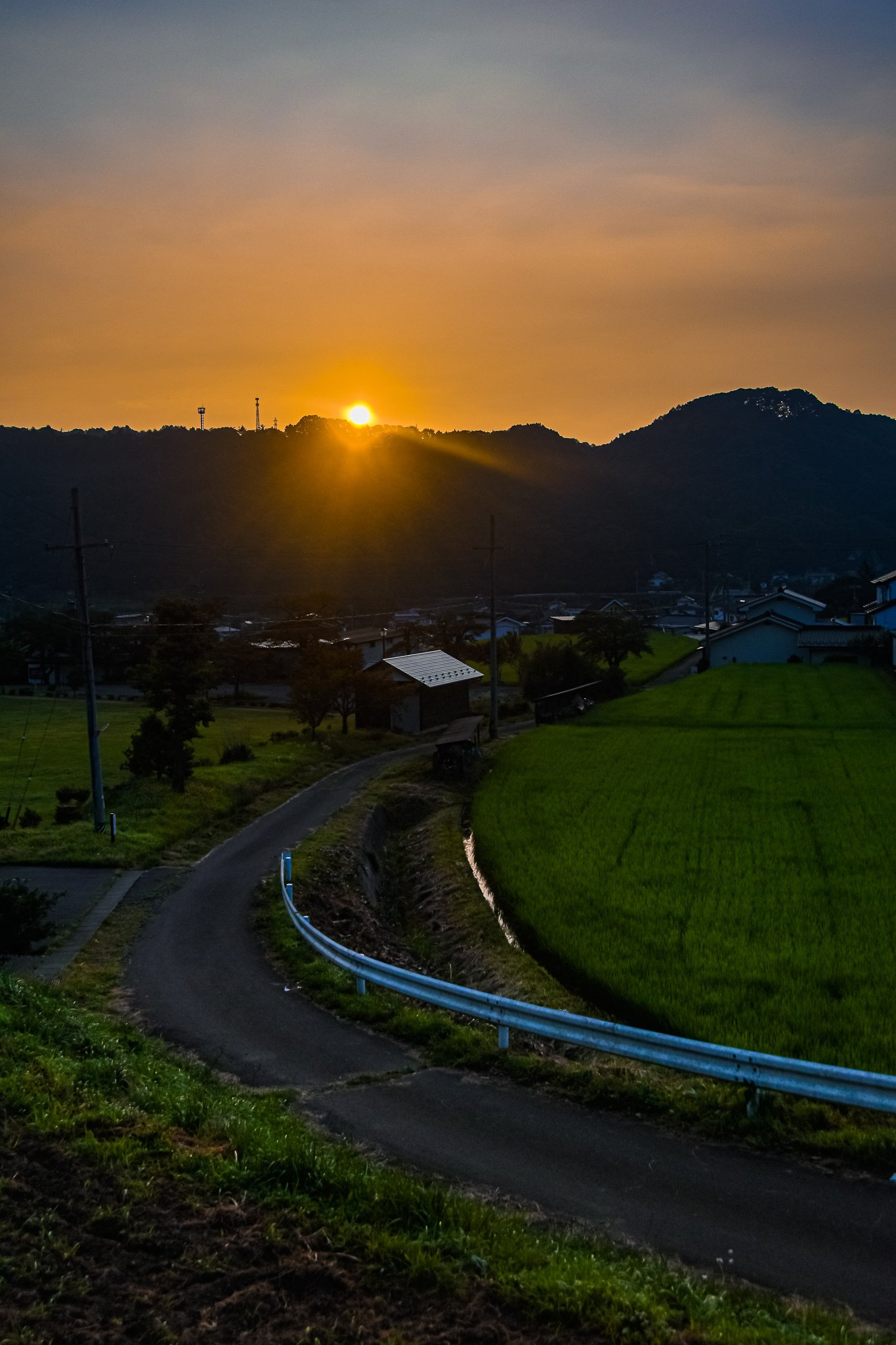 RoadScape】#134 夜明け （長野県佐久市/旧中山道・明治国道7号より