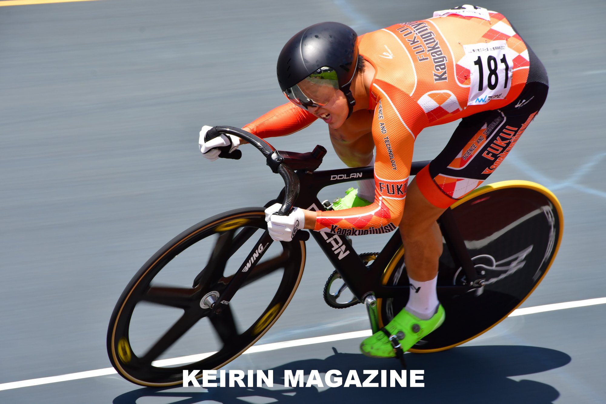 インターハイ21 福井 トラック自転車競技 男子スプリント予選 2 写真 Keirin Magazine Note