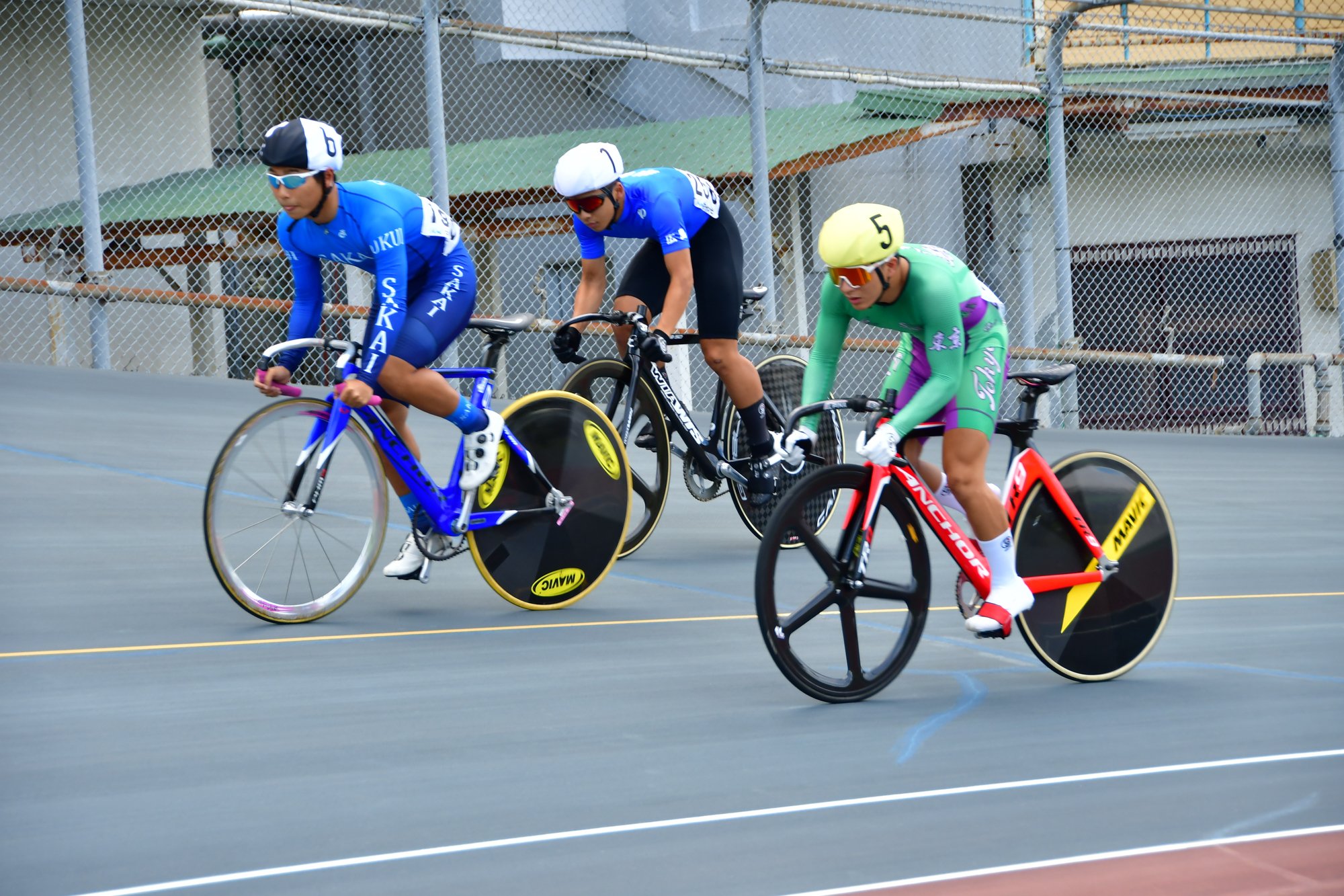 インターハイ2021福井 トラック自転車競技 男子ケイリン1回戦 第6