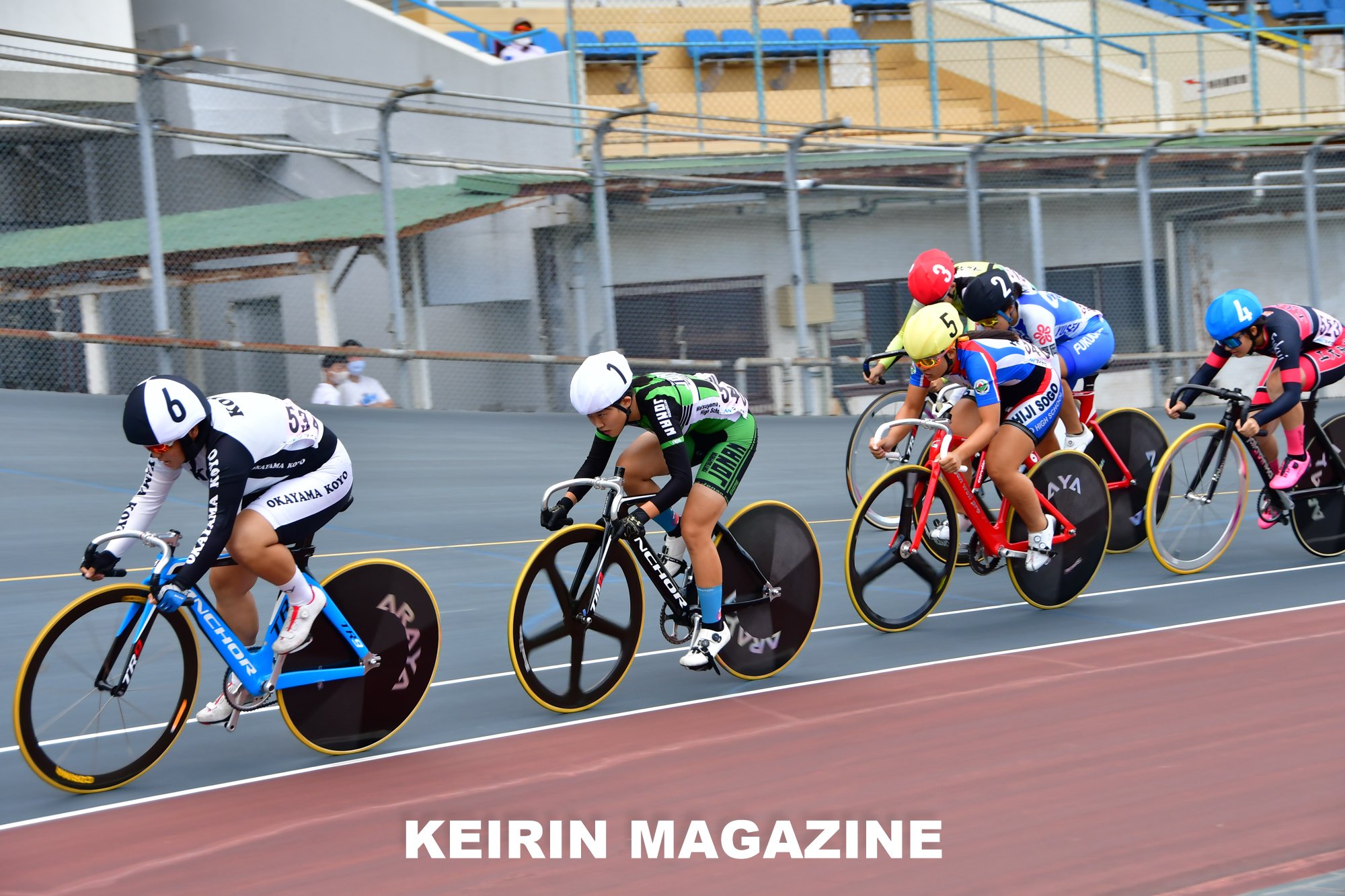 インターハイ2021 福井 トラック自転車競技 女子ケイリン1回戦 第4