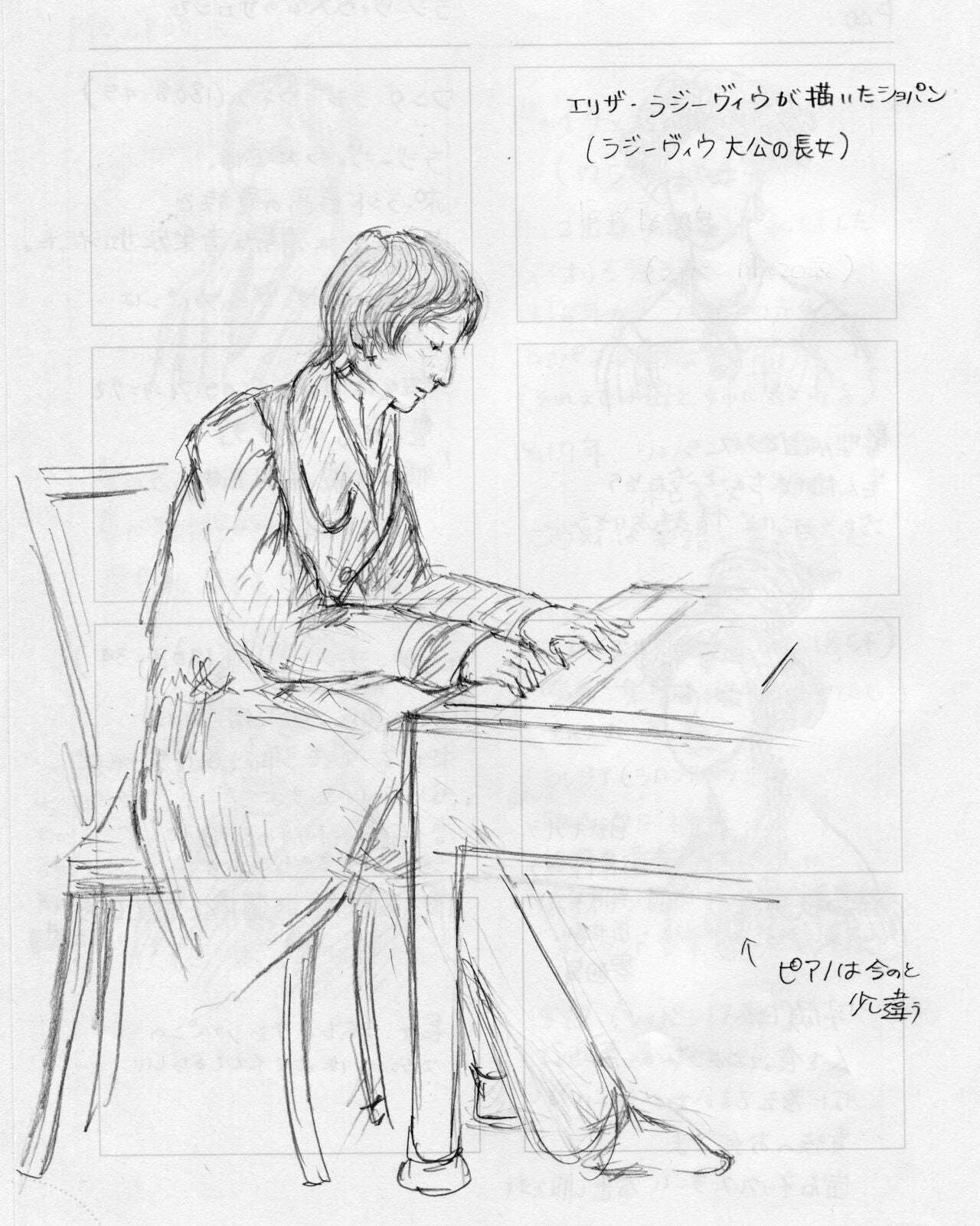 貴族のお姫さまが描いた19歳のショパン ハイハイミミ Note 貴族のお姫さまが描いた19歳のショパン ハイハイミミ Note