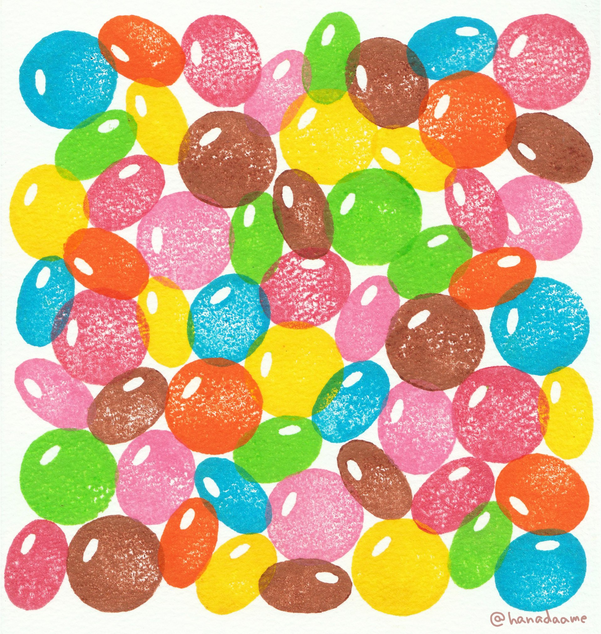 マーブルチョコ あめ Note