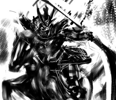 水墨画｜猿もおだてりゃ木から落ちるが、また登るさ