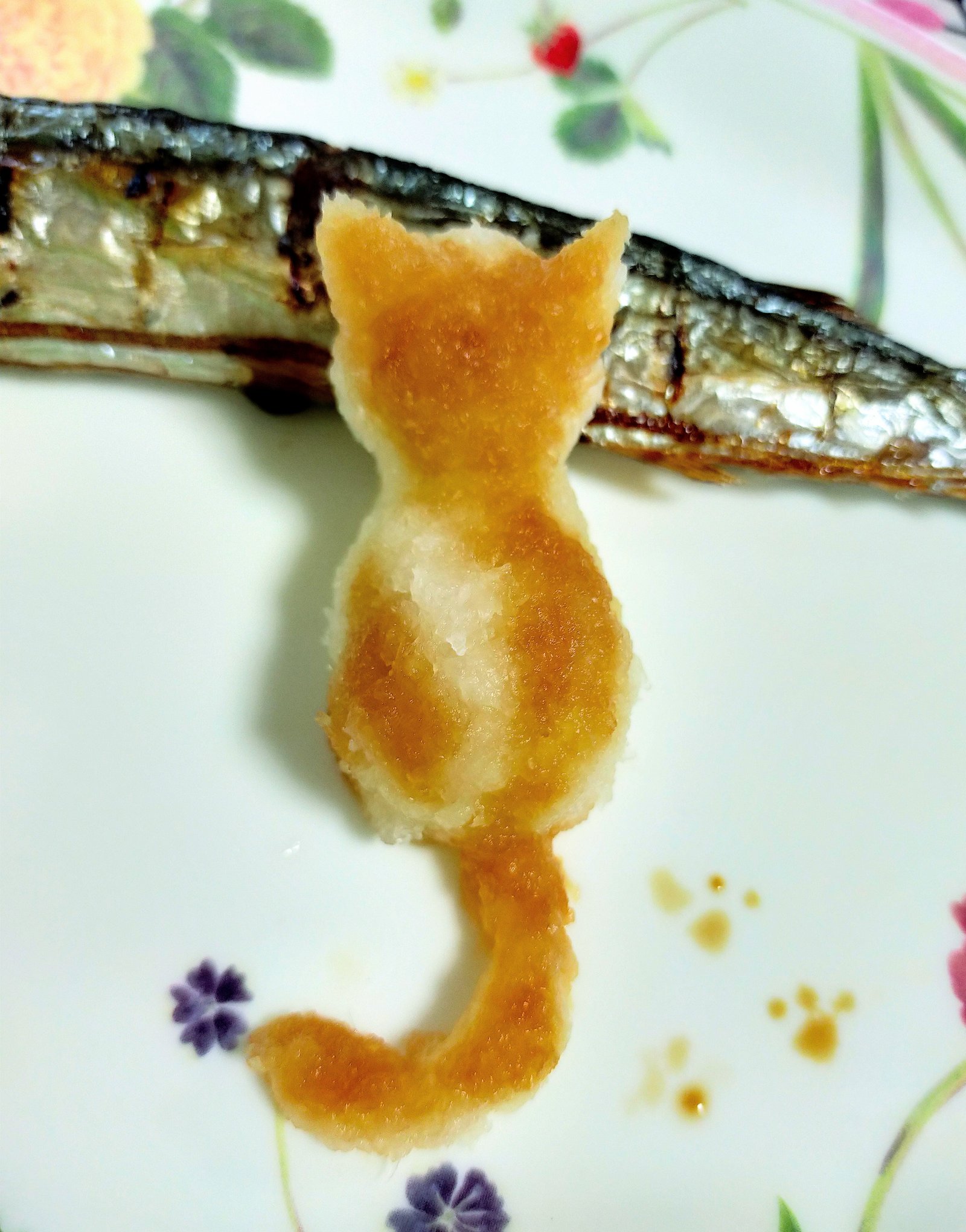 イマメシ もも 大根おろしアートネコになるฅ W ฅﾓﾓﾆｬﾀﾞｲｺﾝｵﾛｼﾆｬ ﾟ 望美 花写真 棚田写真 Note