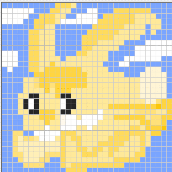 ペンタブ描き ドット絵 別のソフトで描いてみた Mu Ran Memory Note