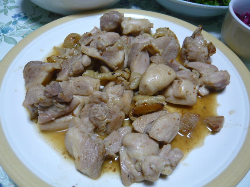 今日の晩御飯は鶏モモ肉の塩焼き！！