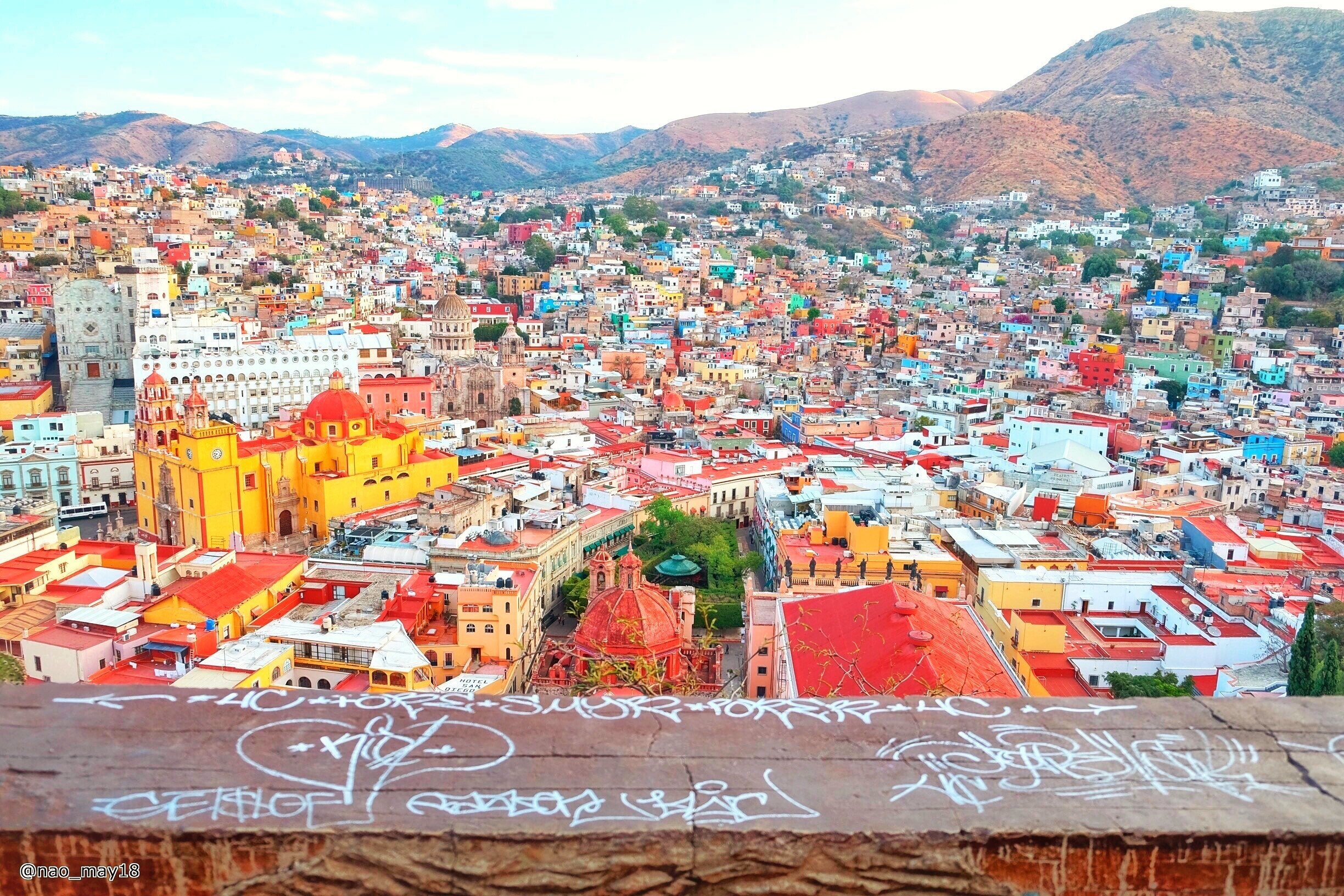 メキシコ　グアナフアトの風景