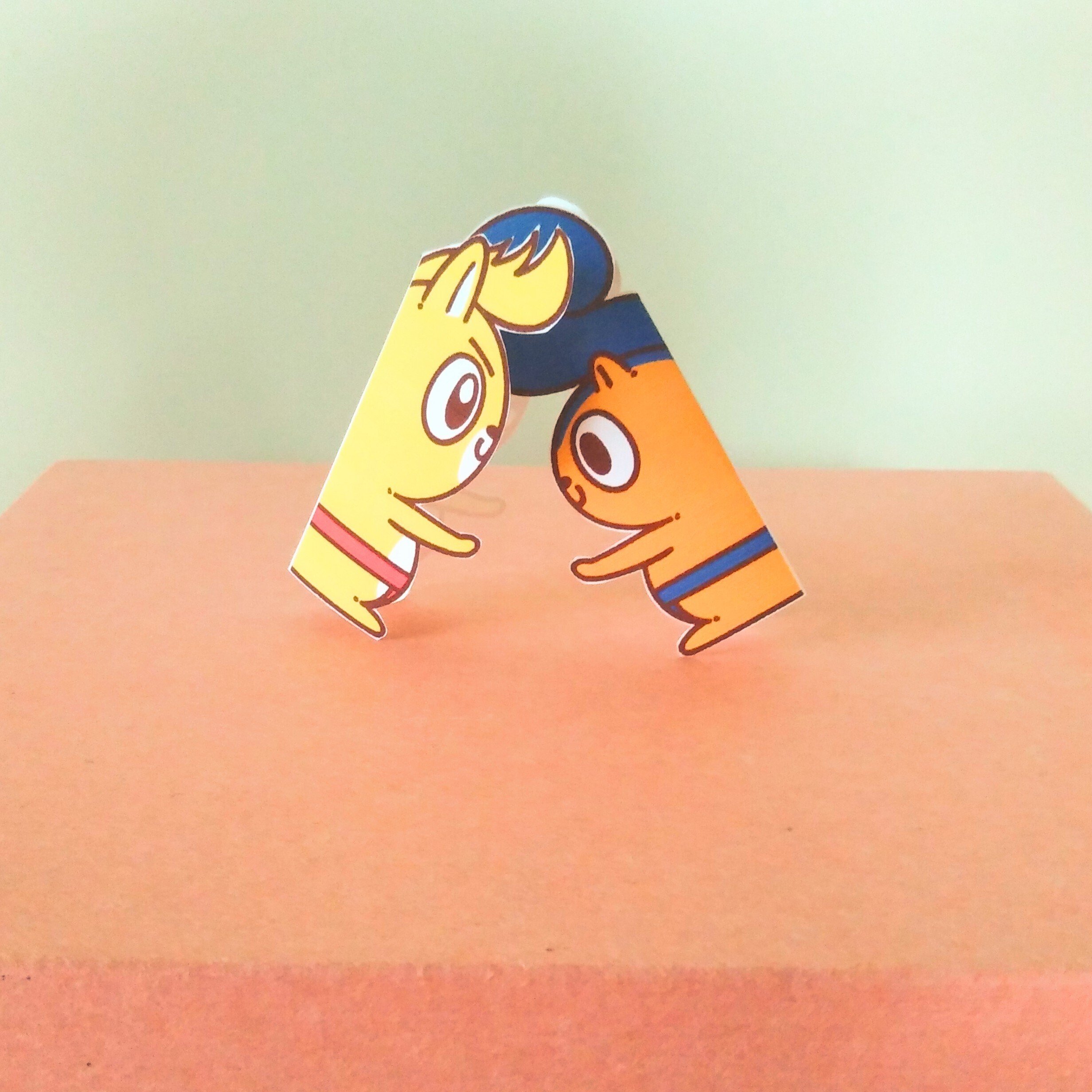 アニワル紙相撲を作ってみた コハラモトシ Note
