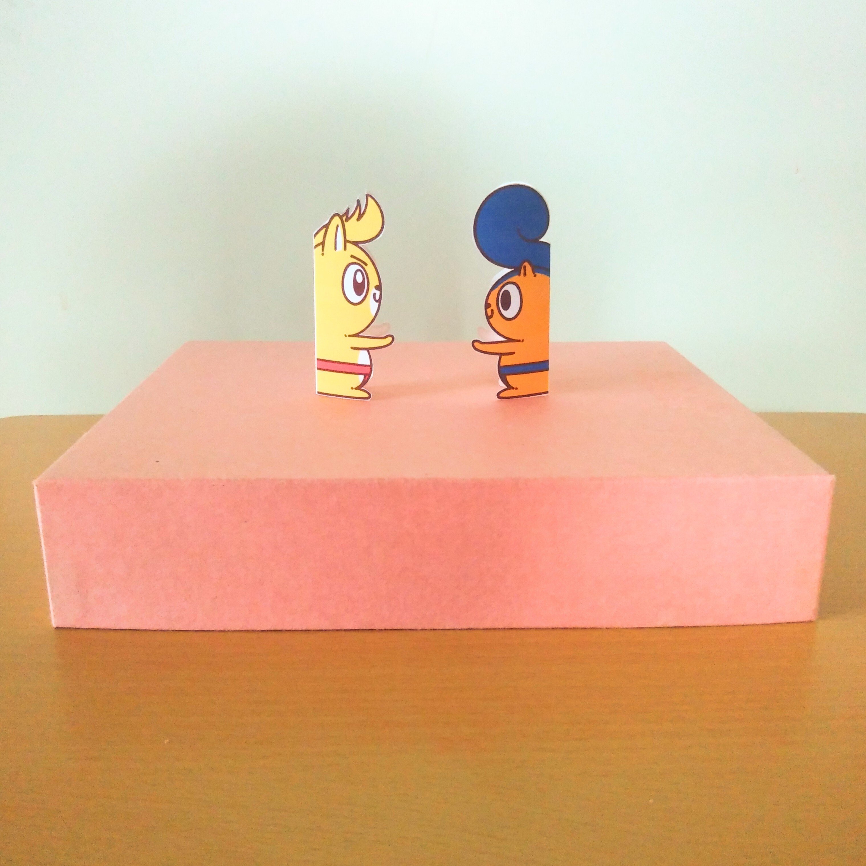 アニワル紙相撲を作ってみた コハラモトシ Note