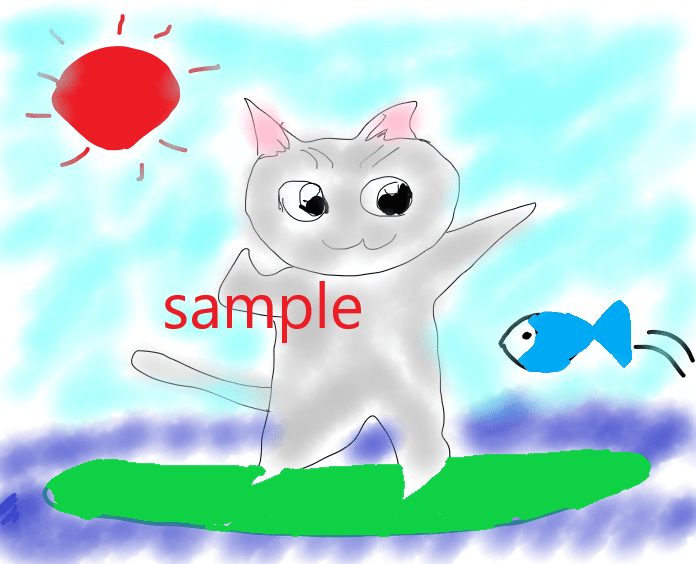 サーフィンする猫|ぴりか|note