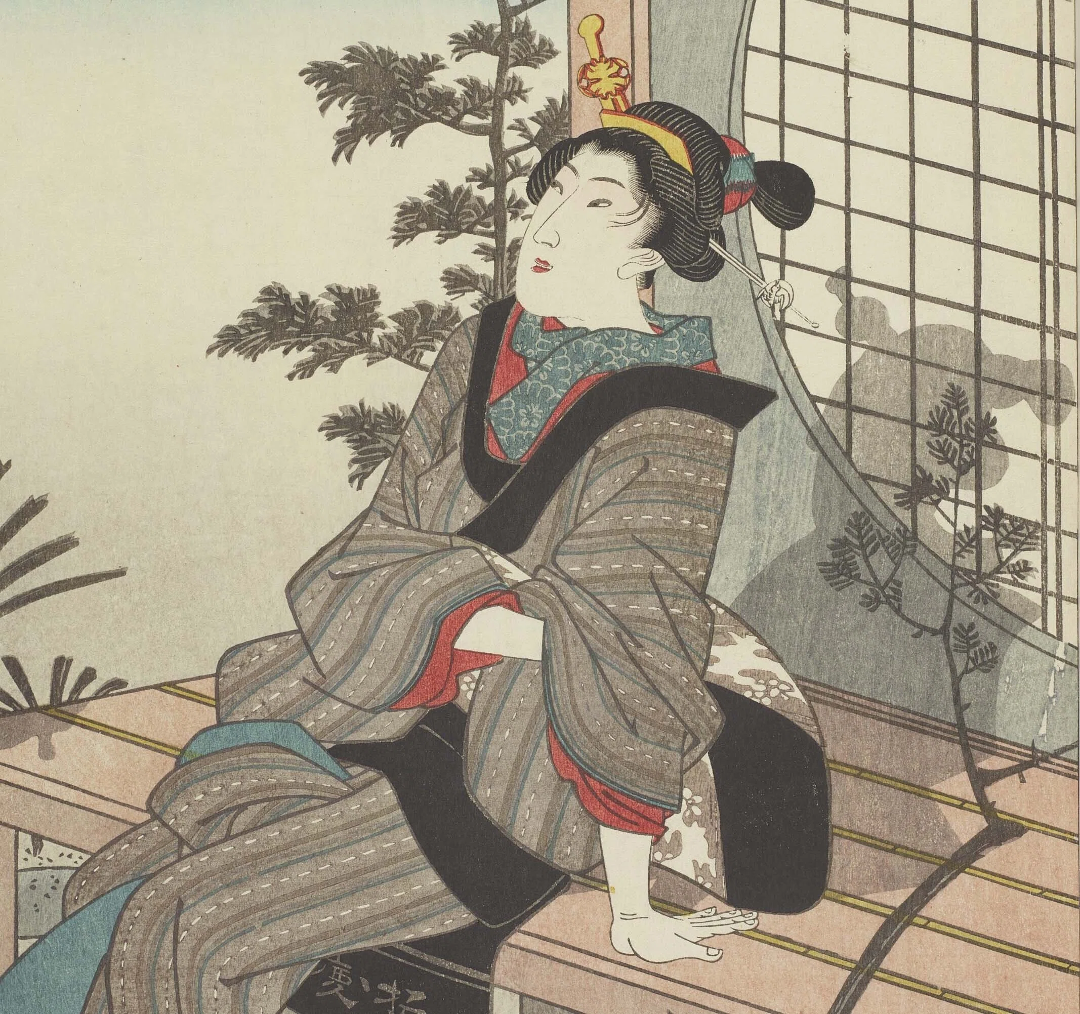 月を描かずに月を表現した浮世絵を集めてみた｜太田記念美術館