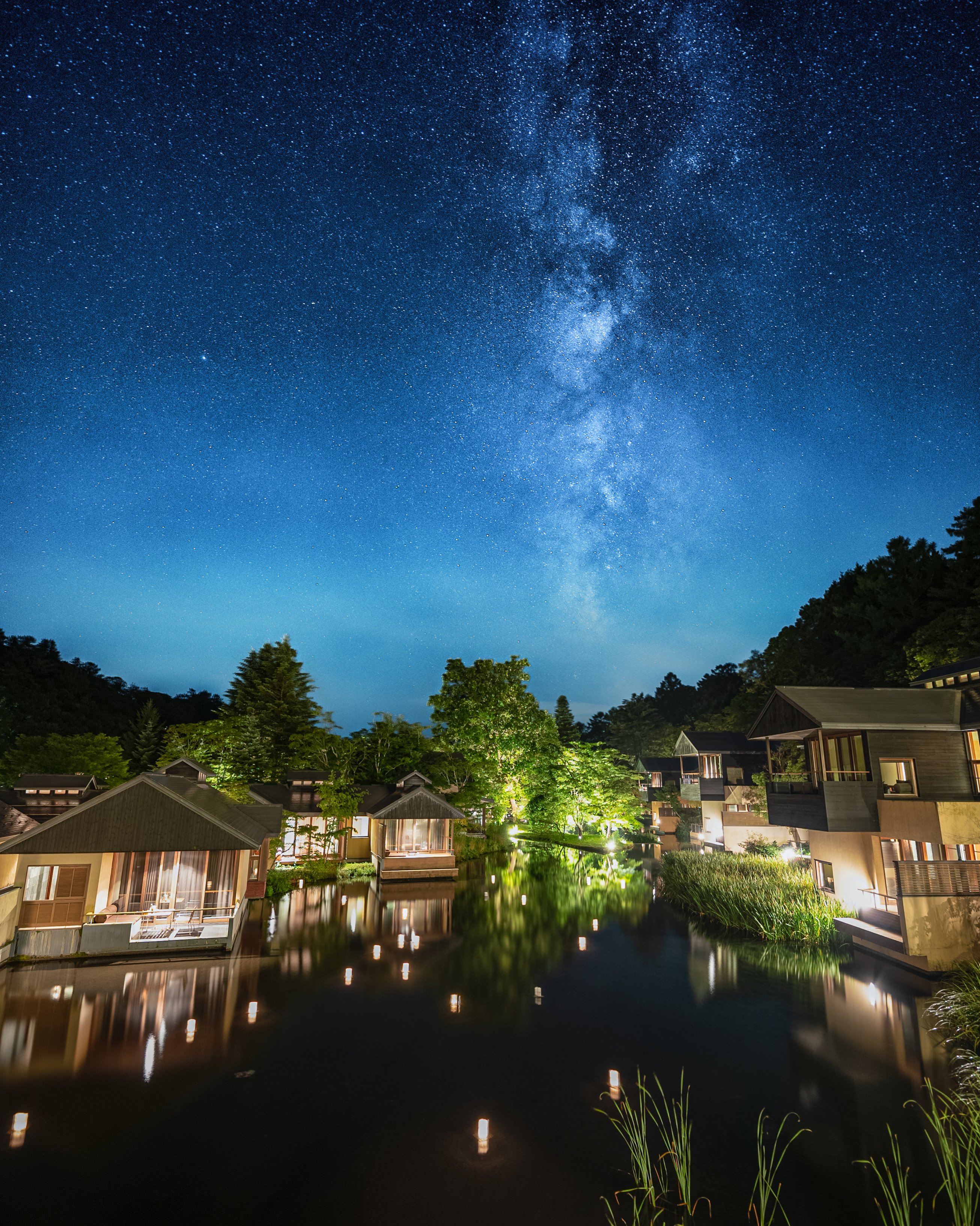 星のや軽井沢の天の川｜TAKU