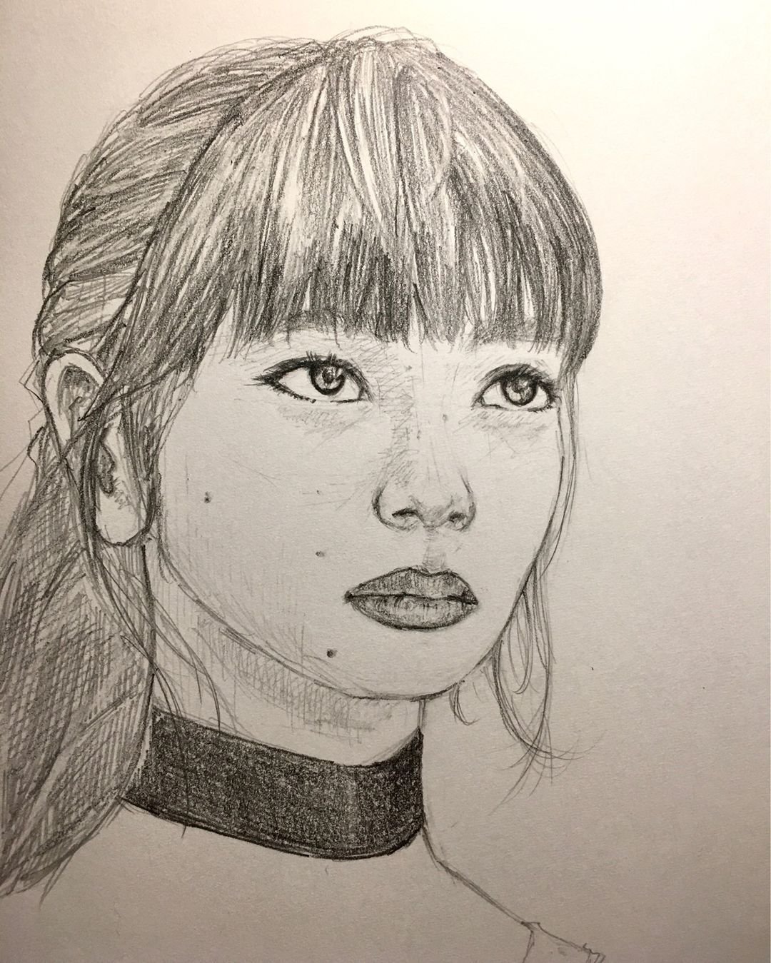 似顔絵 小松菜奈さん Dom Note 似顔絵 小松菜奈さん Dom Note