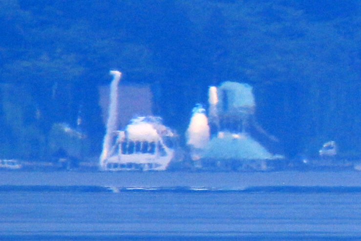 蜃気楼 ①ようやくやって来た！！ これが魚津の「上位蜃気楼」2024 だ！ D