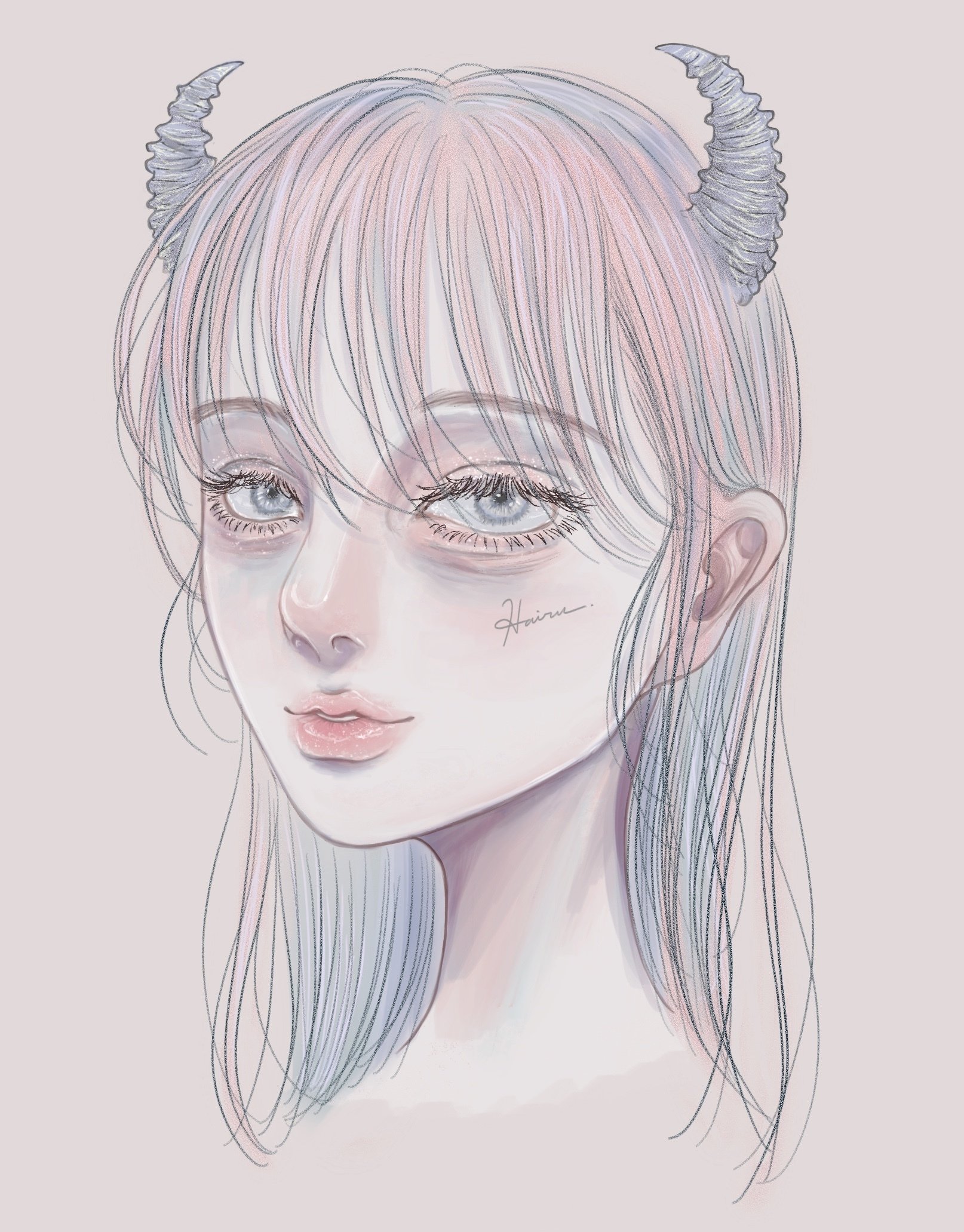 久しぶりに描いたデジタルのチャレンジイラスト 凪由ハイル Note