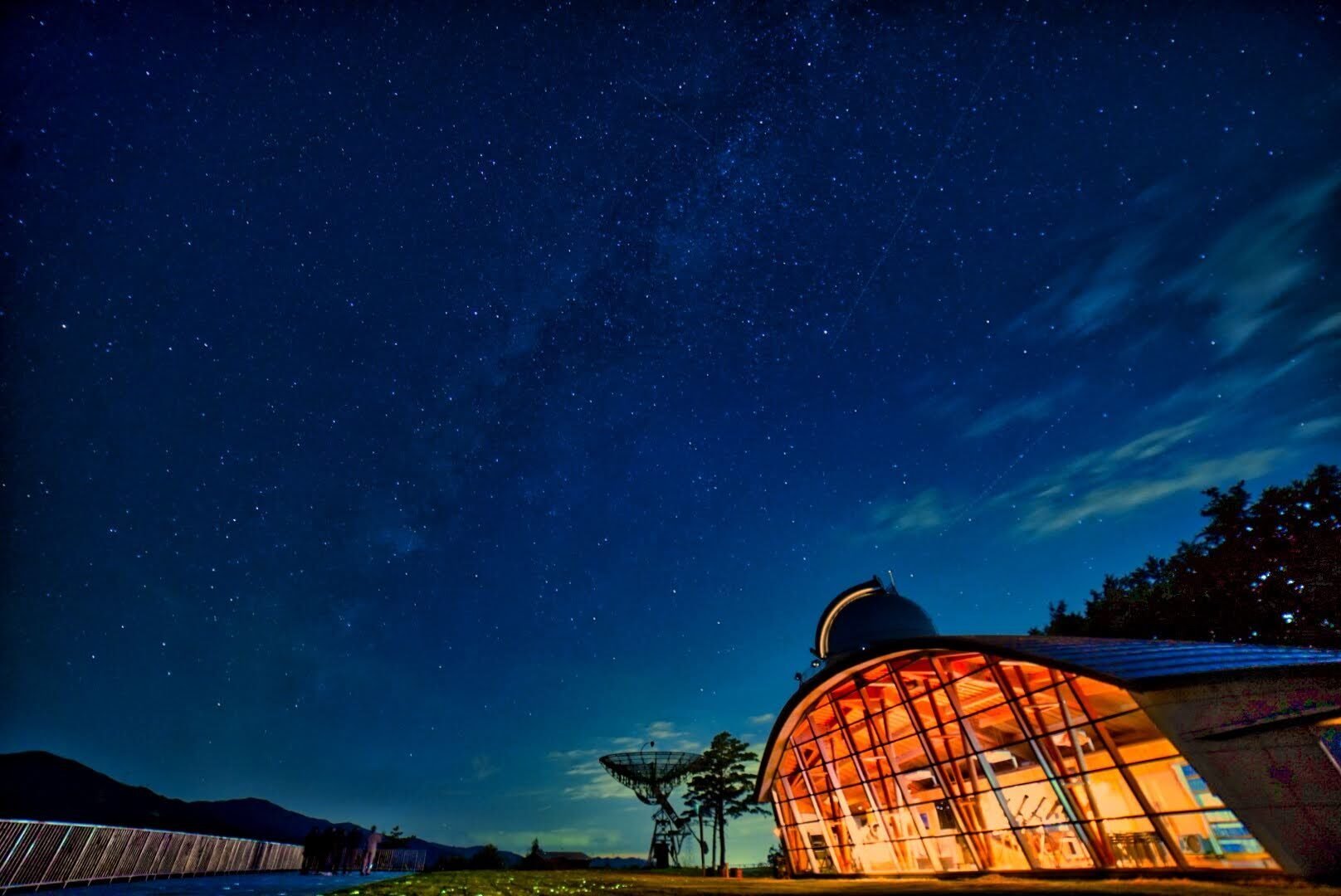 みさと天文台と天の川|matsu|note