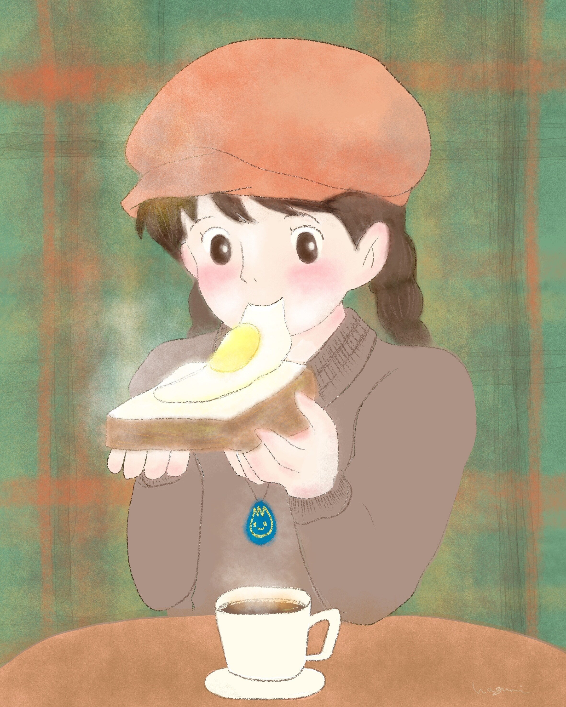 Note イラスト 大好きなあなたがつくったパン シータ 森田 はぐみ 花漫画家 Illustrator Design Note