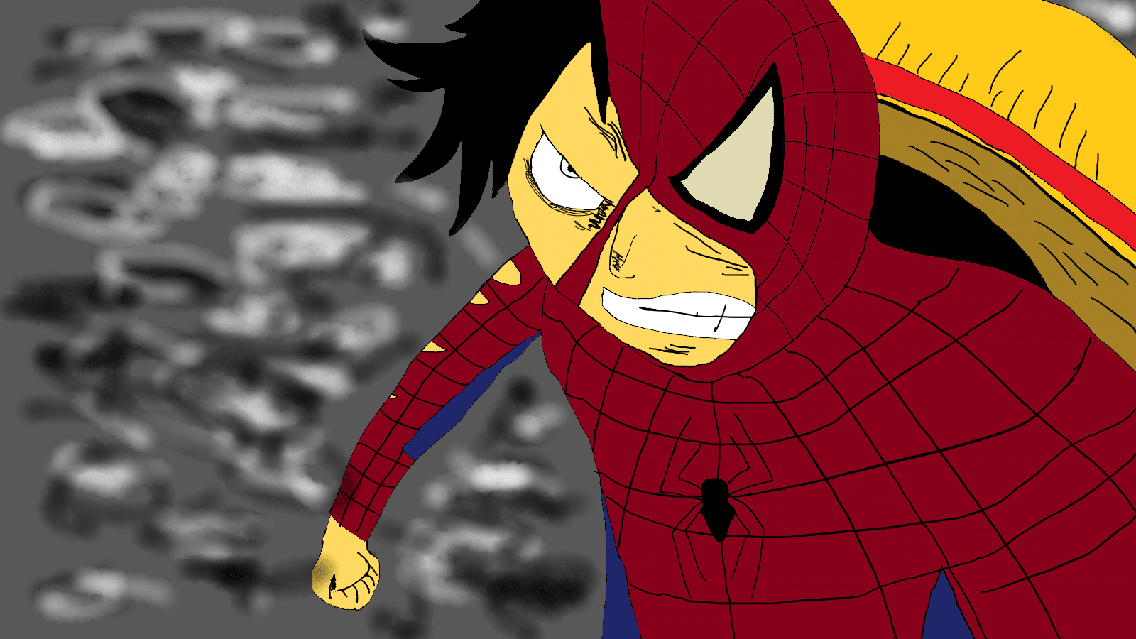 もしルフィがスパイダーマンのスーツを着て闘ったら アキラ Note