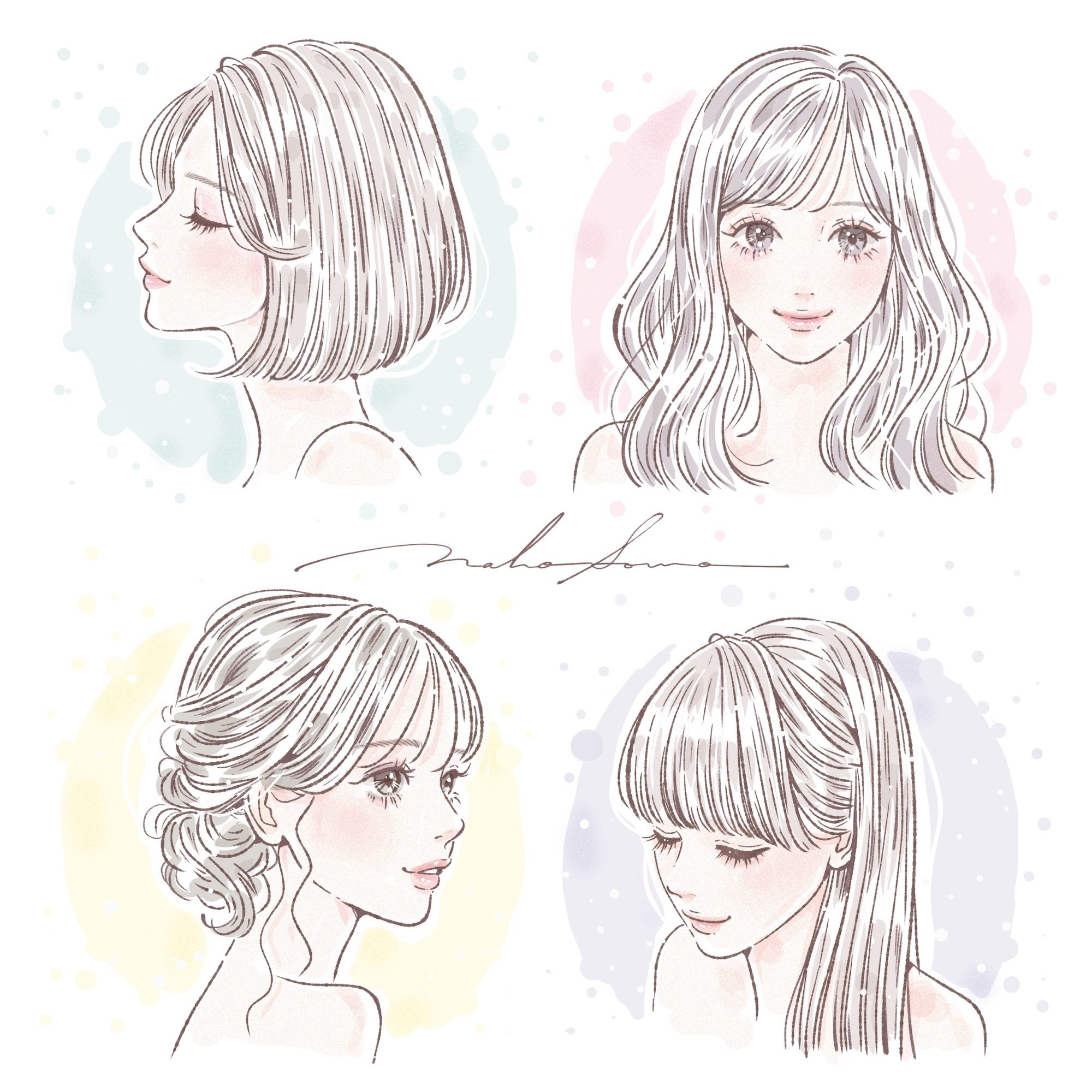 女の子イラスト集 ソウノナホ ソウノナホ イラストレーター Note