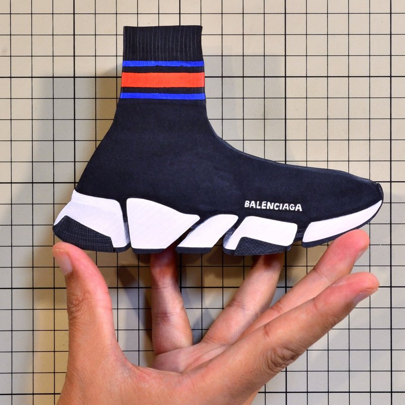 Shoes：01777 “BALENCIAGA” Speed 2.0 Trainers in Black