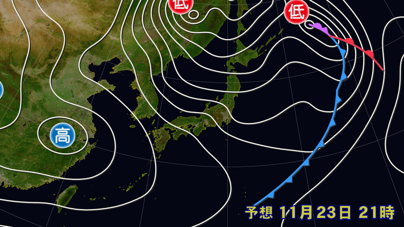日本付近は強い冬型気圧配置となる見込みです。