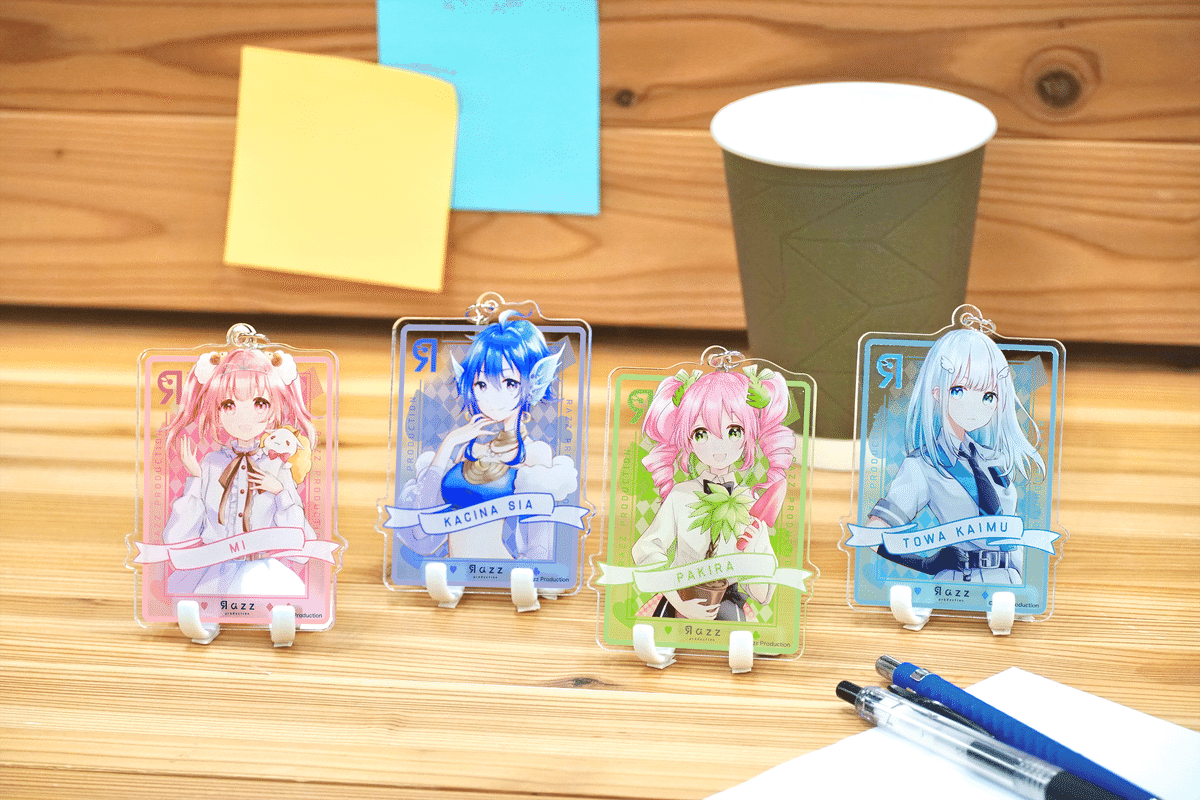 Razzプロダクション公式グッズ いよいよ発売！ラインナップをご