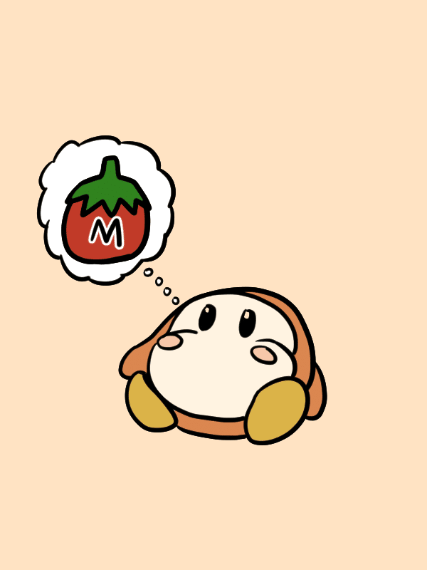 カービィ トマトが欲しいワドルディ イラスト ピラフドリア Note