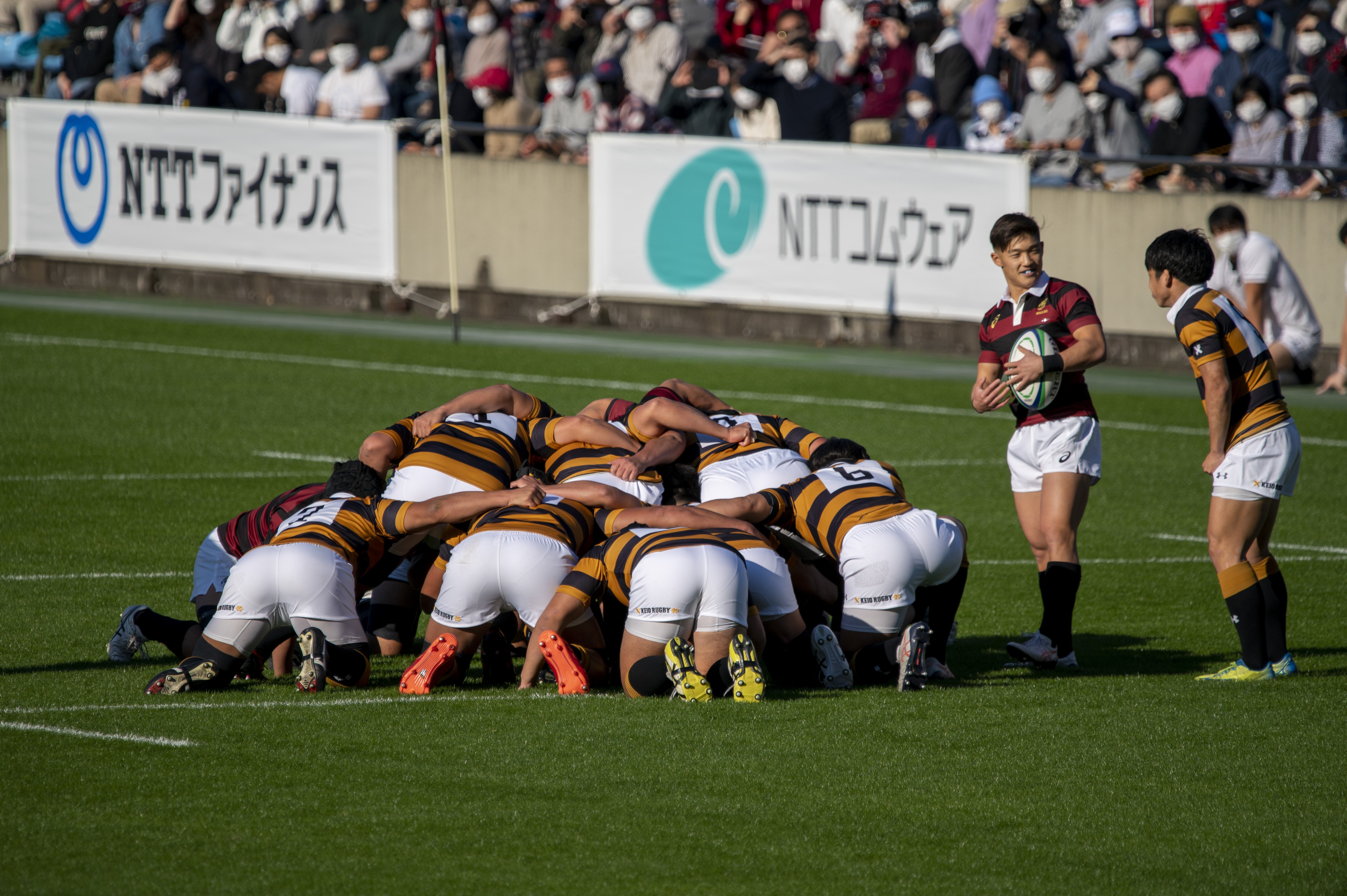 関東大学ラグビー対抗戦21 早稲田大学ー慶應義塾大学 秩父宮ラグビー場 ゴールドラッシュ Note