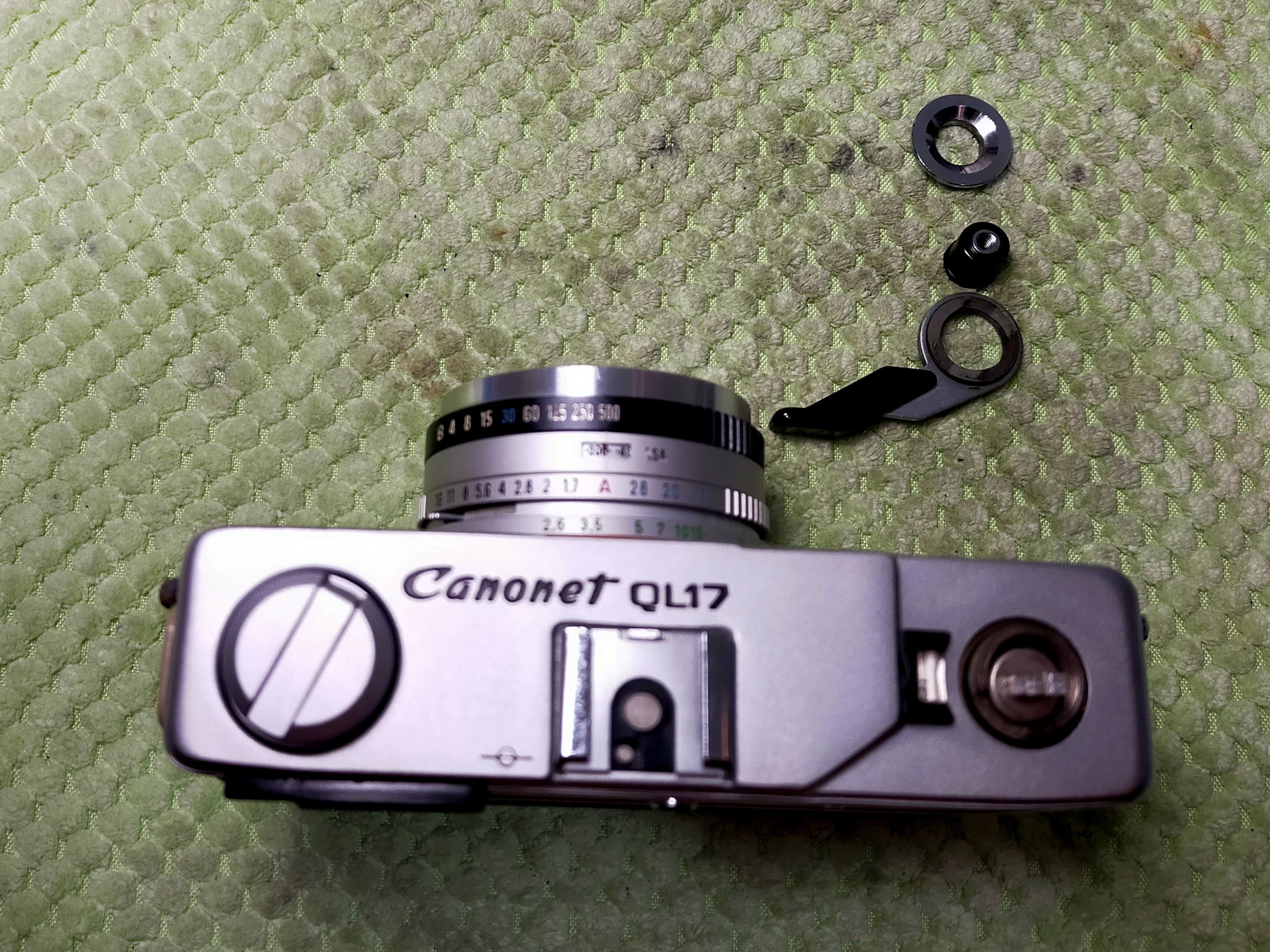 Canon New Canonet QL17の分解｜フィルムカメラ修理のアクアカメラ